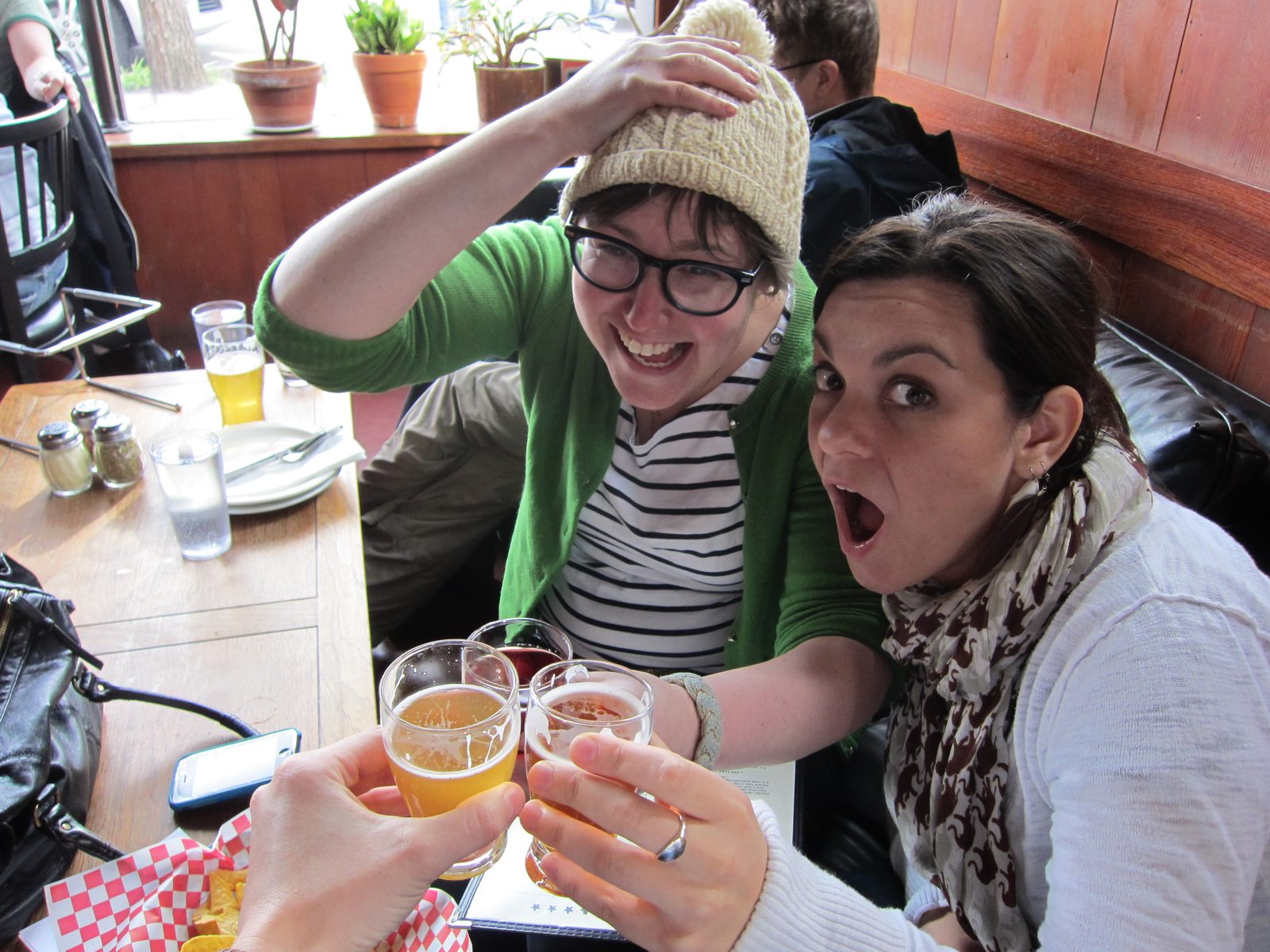 Emily and Mary (and my hand).