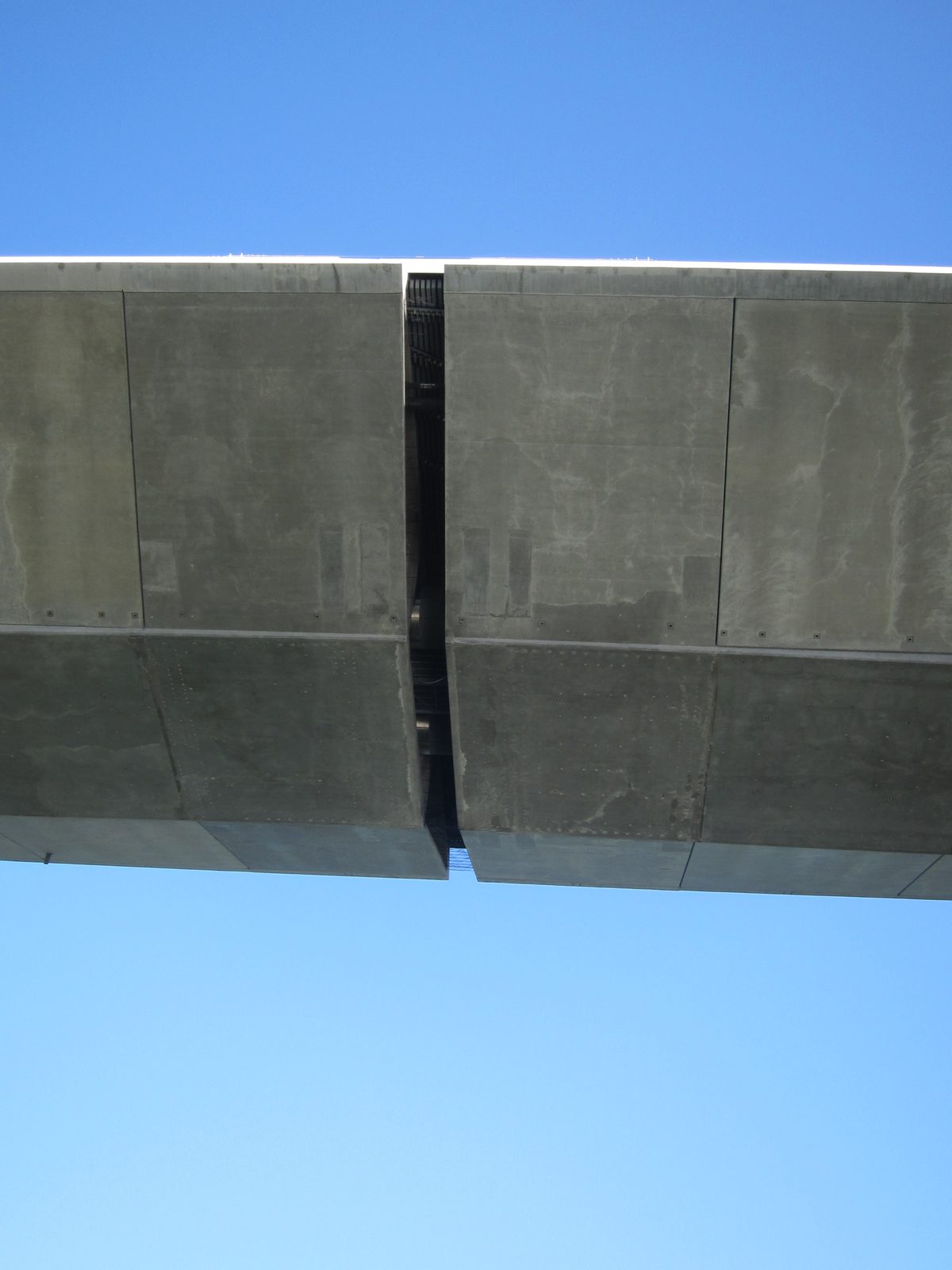 That is one large expansion joint.  Visible within are the male/female connectors that will keep...