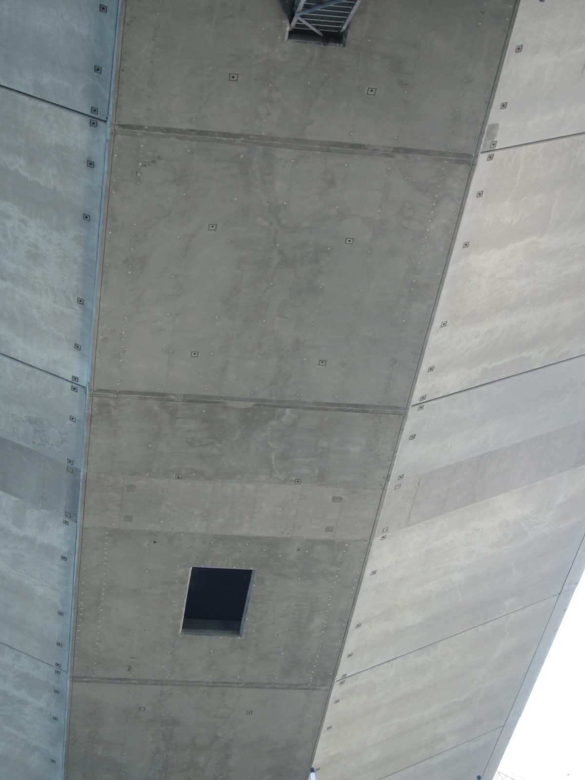 Access holes under the skyway.