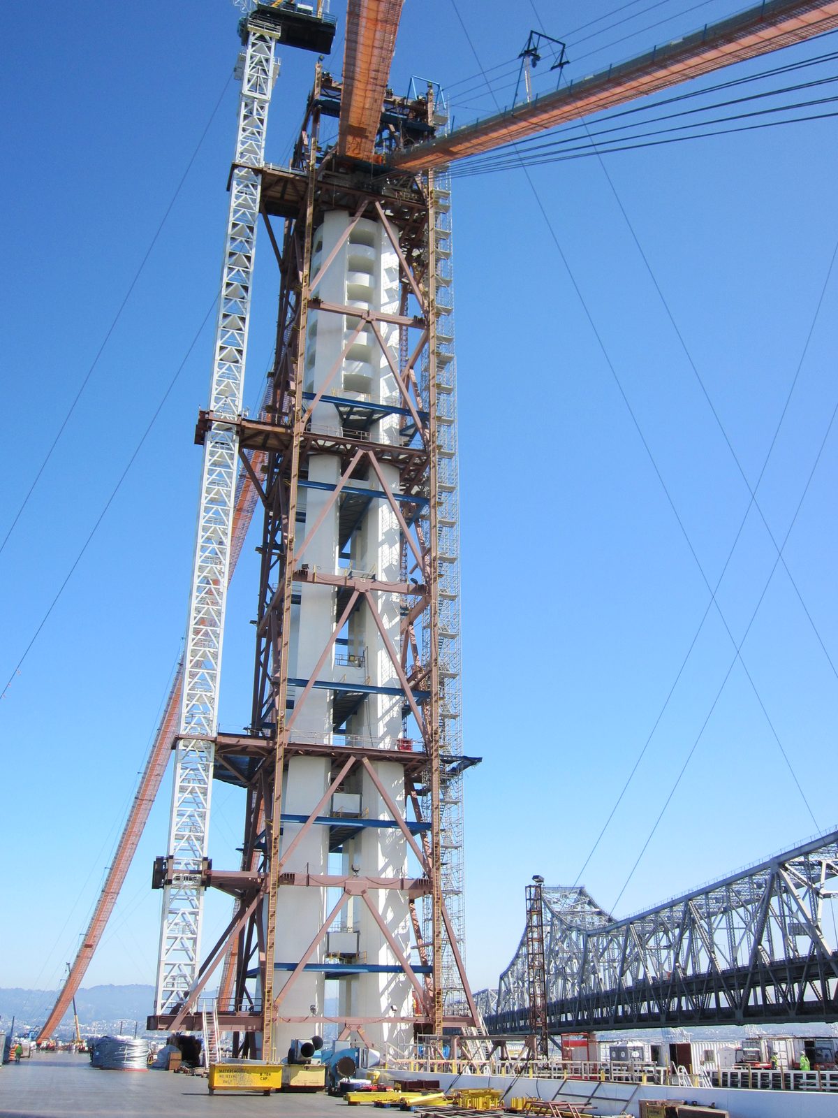 I feel like the tower might actually be a rocket ship about to take off.