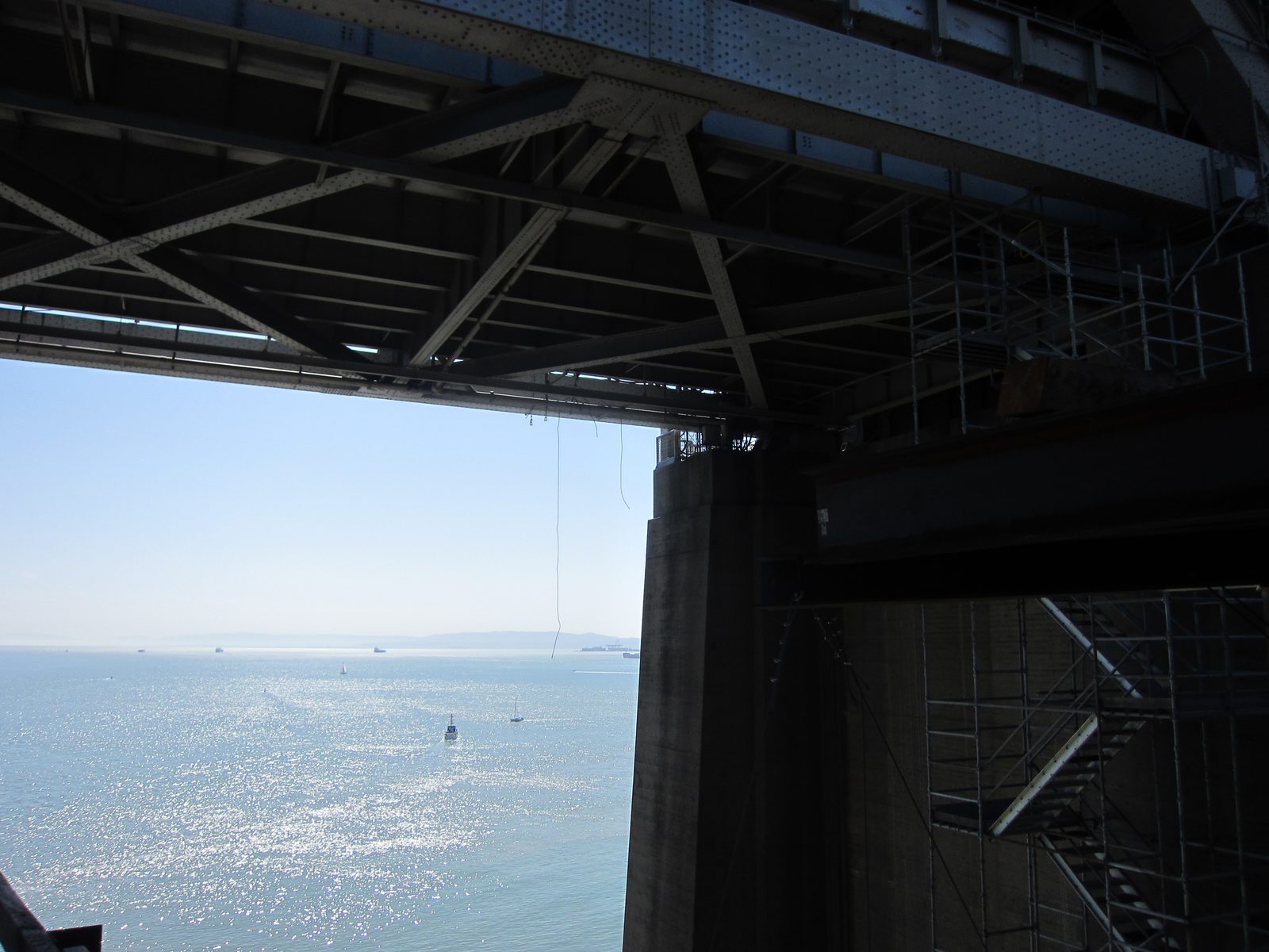 Looking back at the old structure.