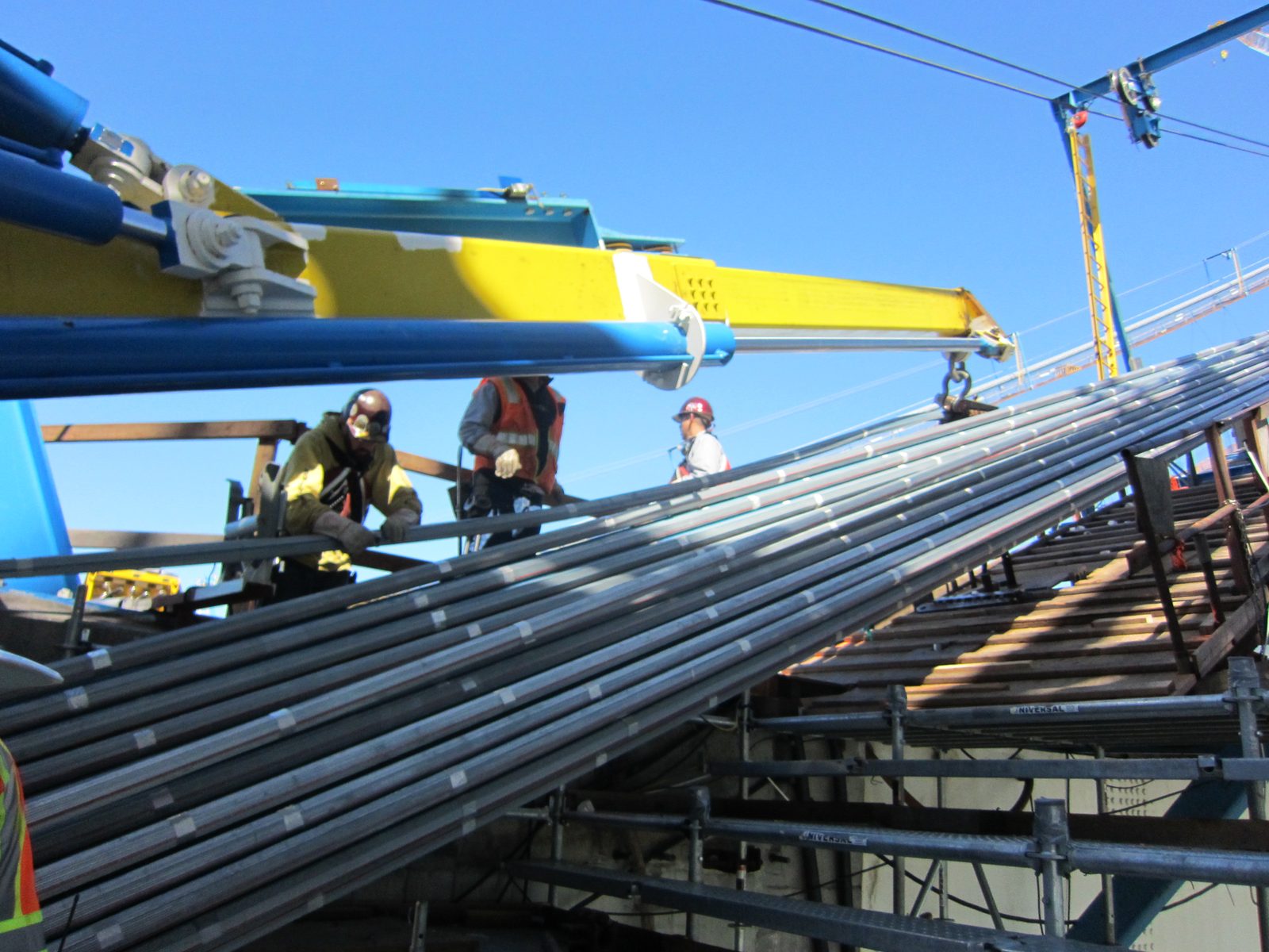 Then, the hydraulics are released.  The CalTrans employee explaining this to us said we could...
