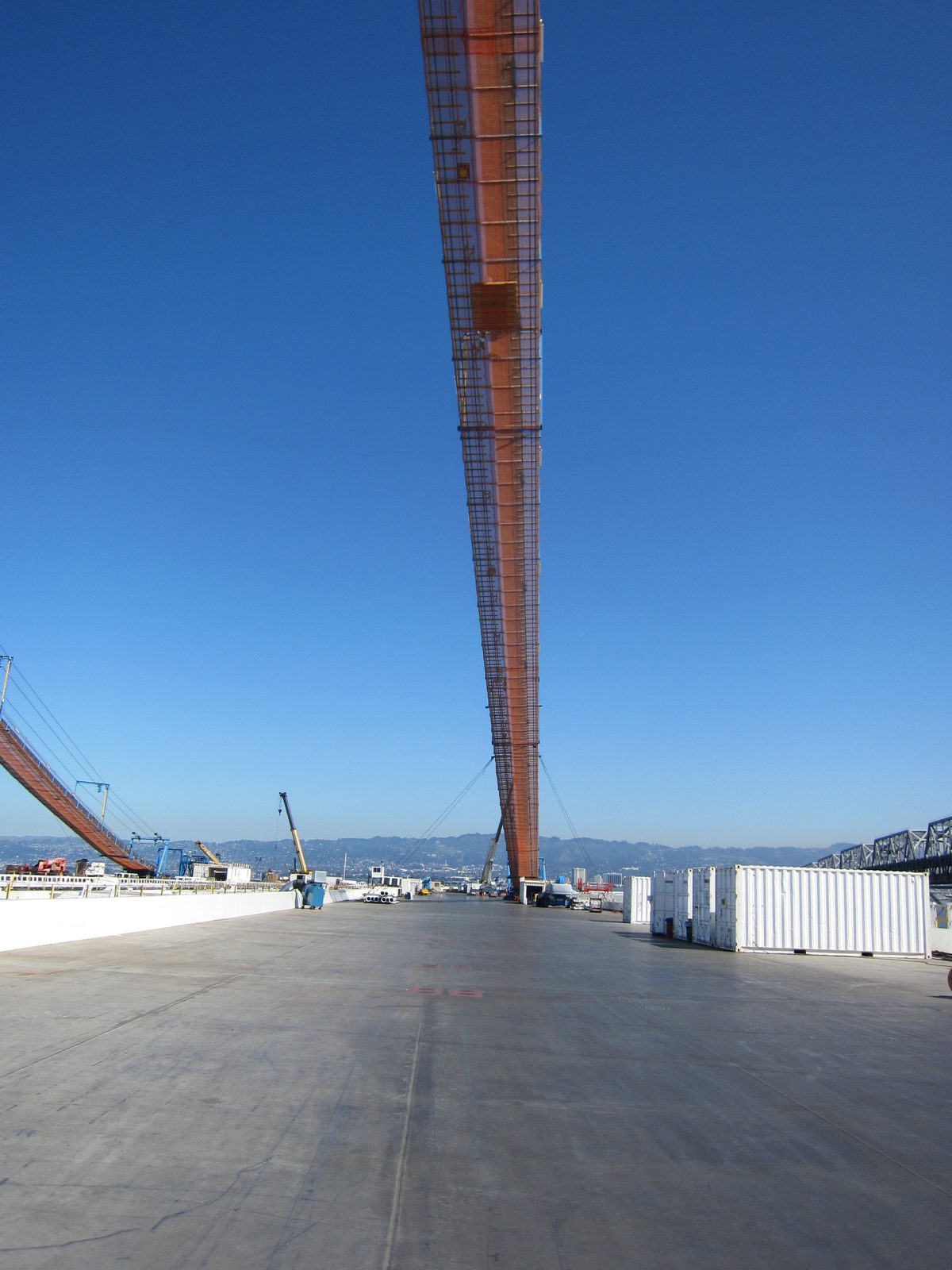I was amazed by how over-the-road the cables were sitting, until tour-guide Carol reminded me...
