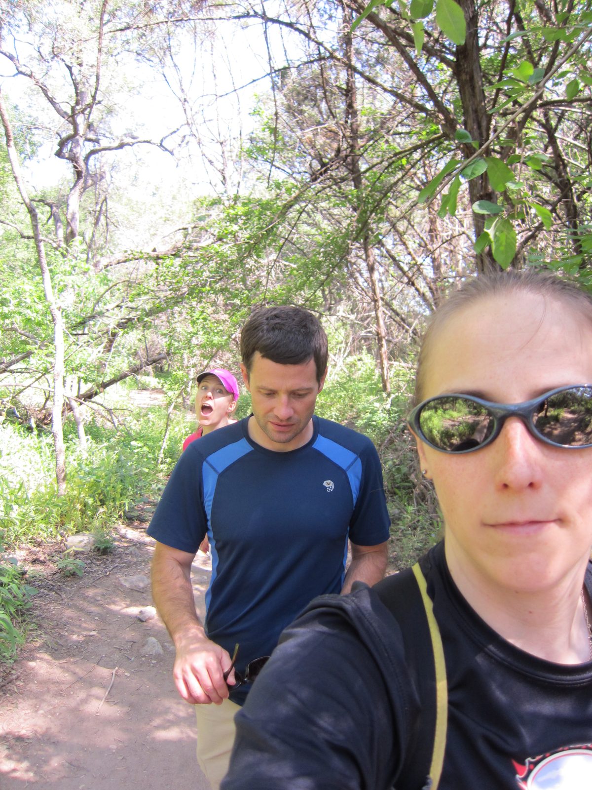 Diana photobombing.