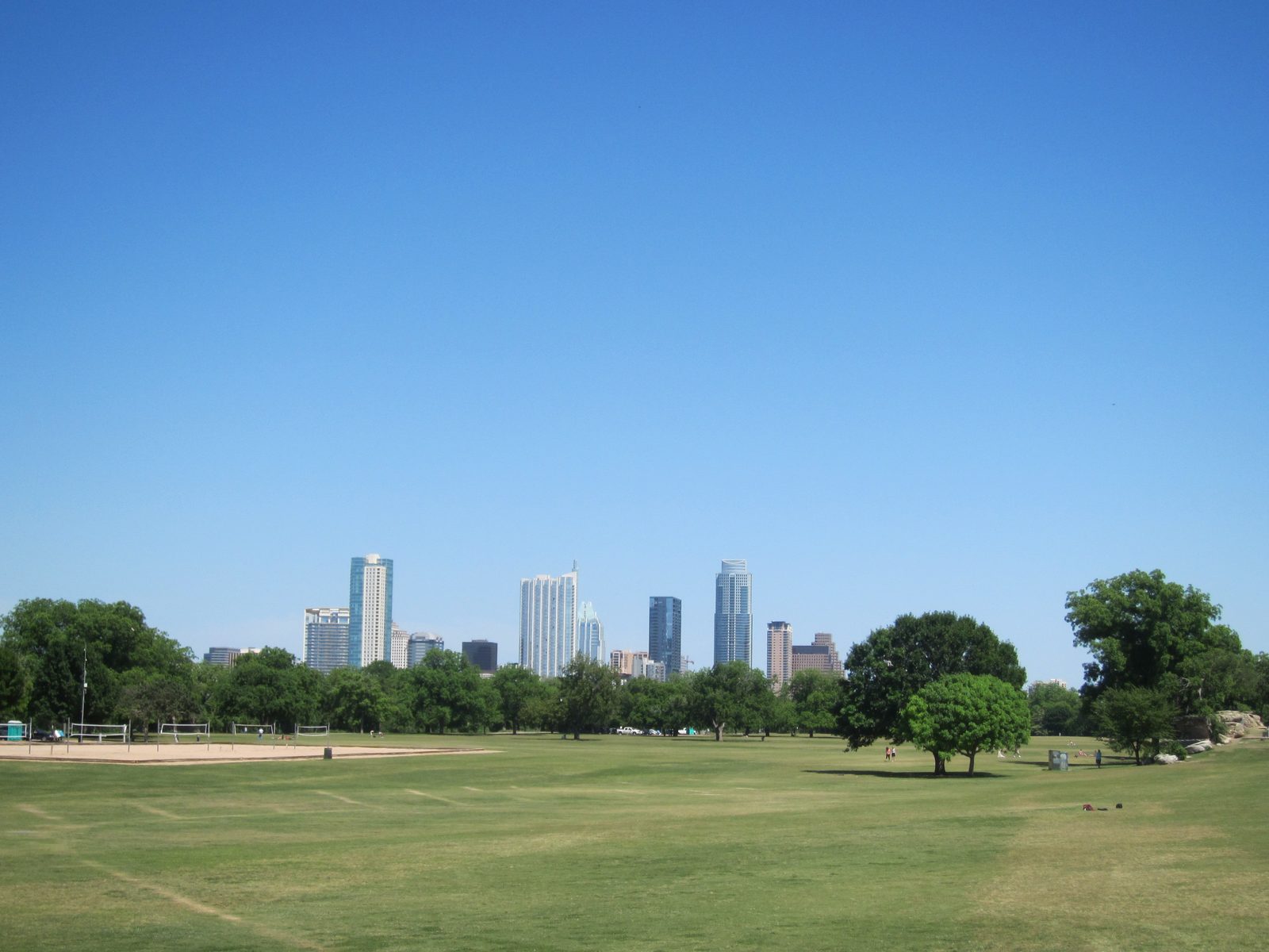 Downtown Austin, from Zilker Park.