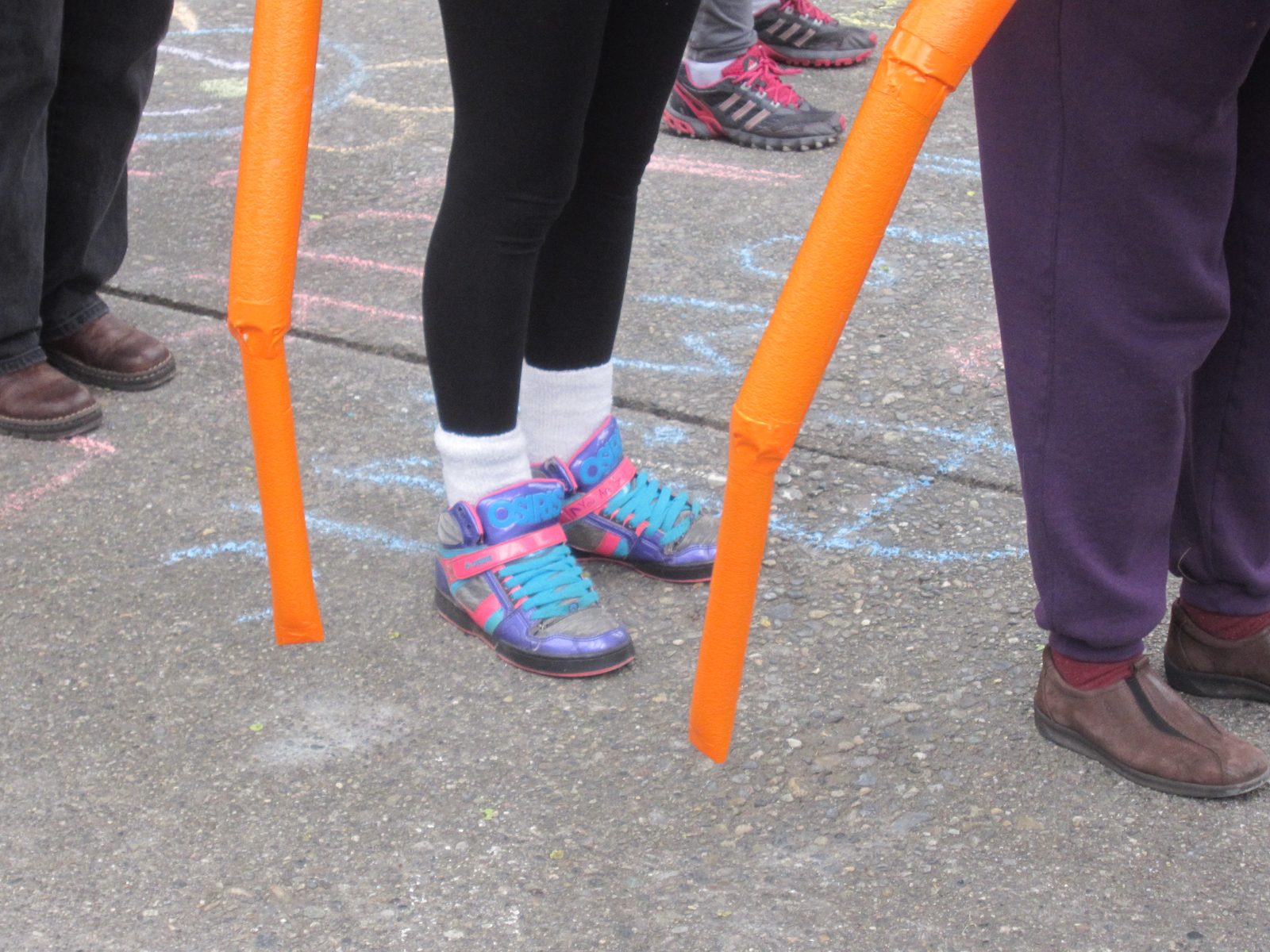 Awesome kicks on one of the centipede parts.