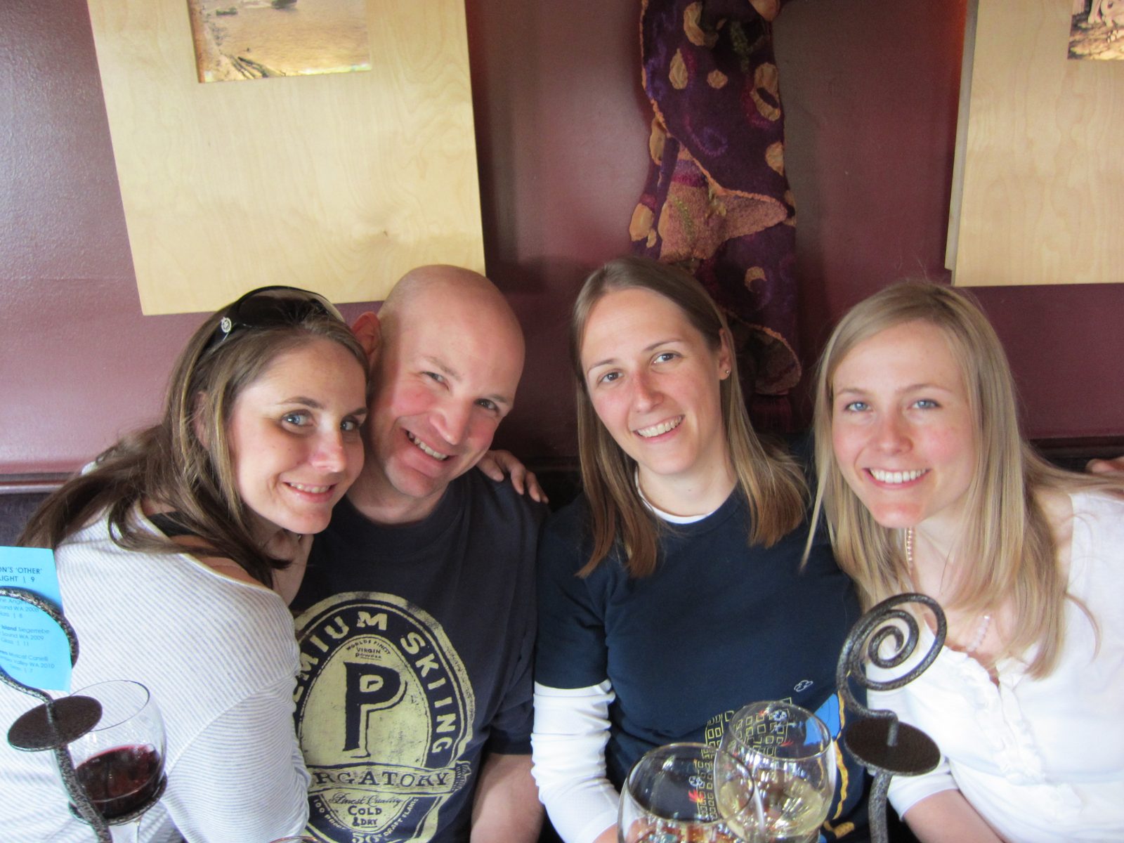 Jen, Jake, Catherine, and Diana.