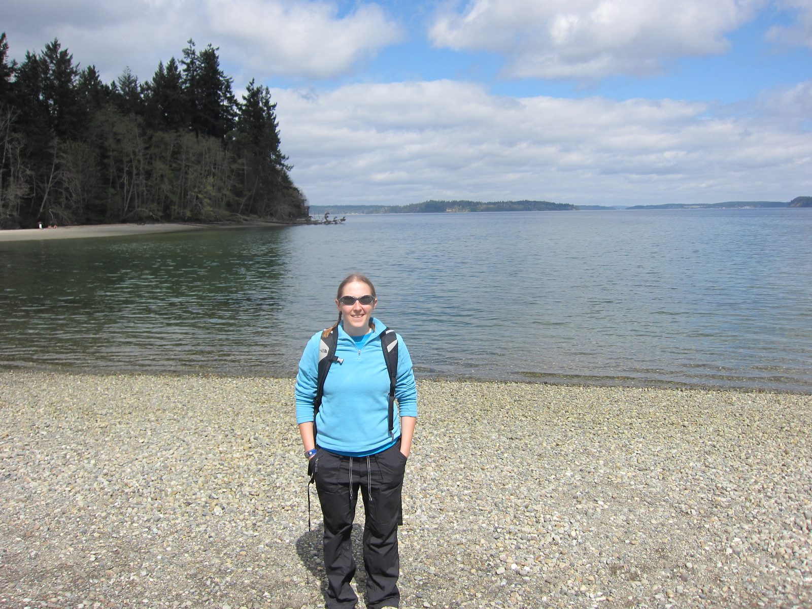 I really like this picture... except that somehow my nose is casting a shadow on my teeth, which...