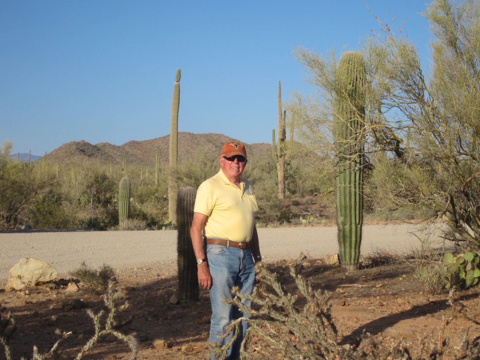 Dad in the desert.