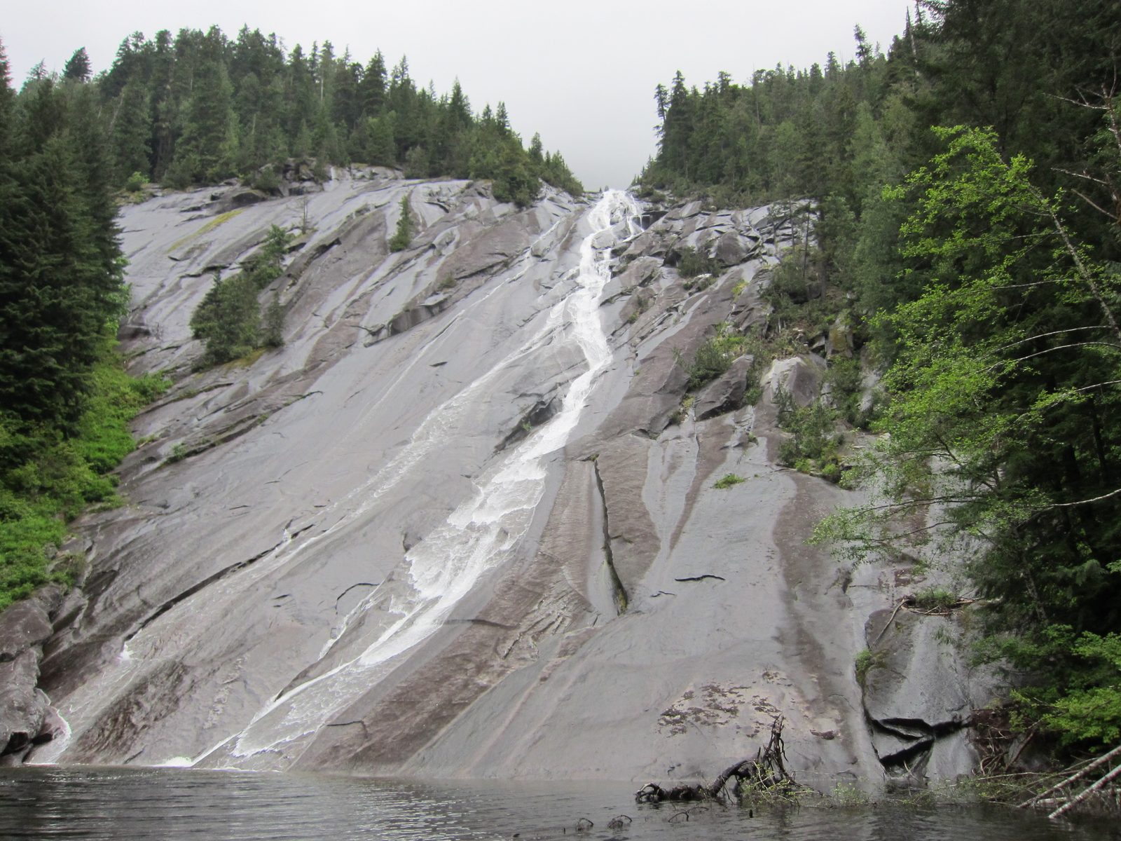 The waterfall is supposedly 1600 ft, total (...