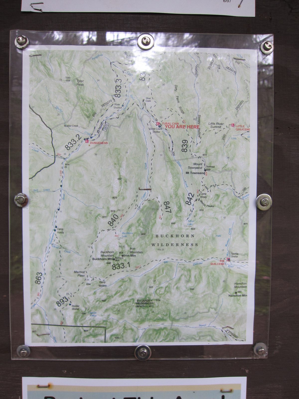 The map at the trailhead.  A GPS map of where we went:...