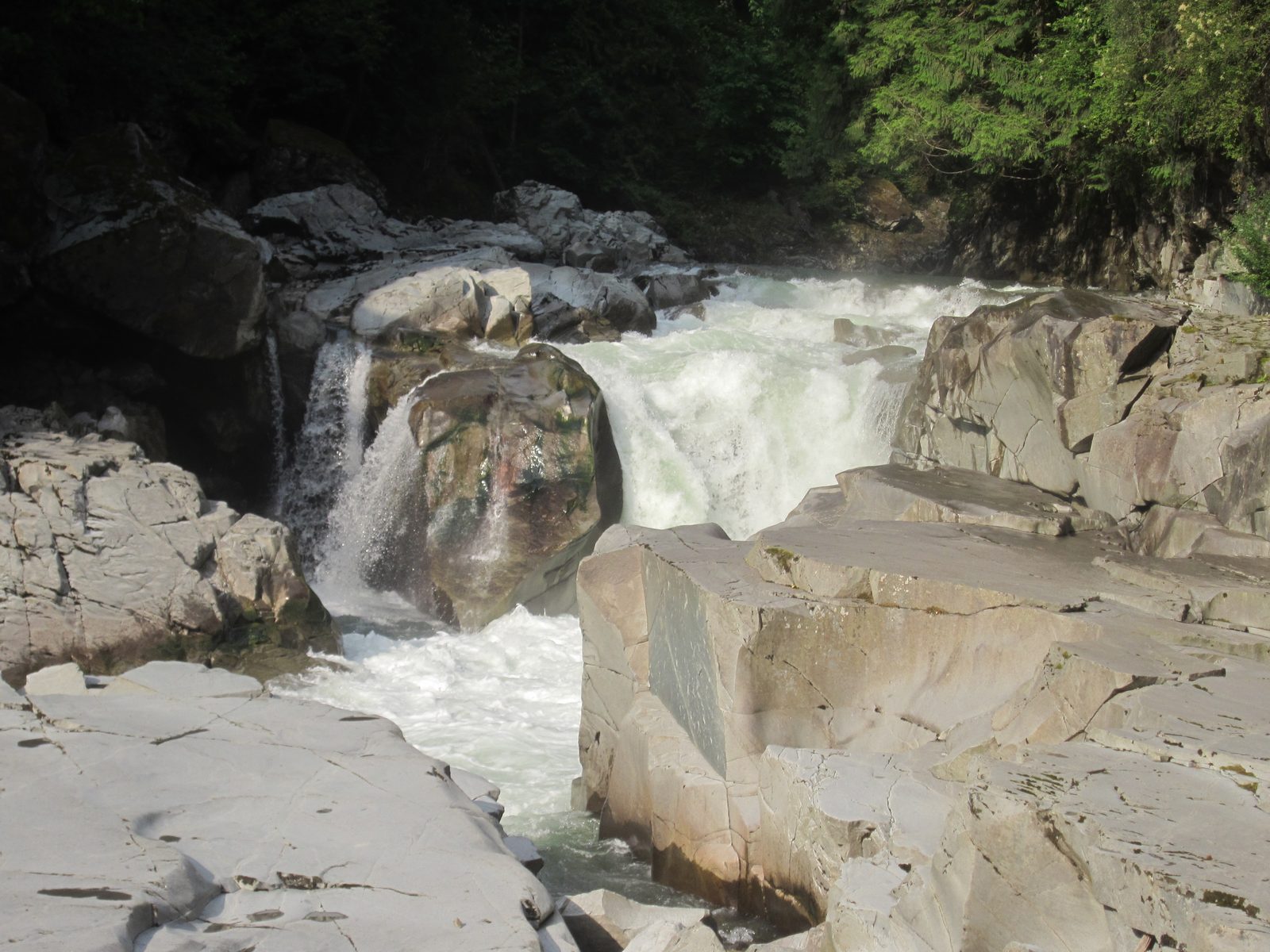 Heading back into town (the town of Granite Falls, that is) from the Mt Pilchuck trail, Jay and...