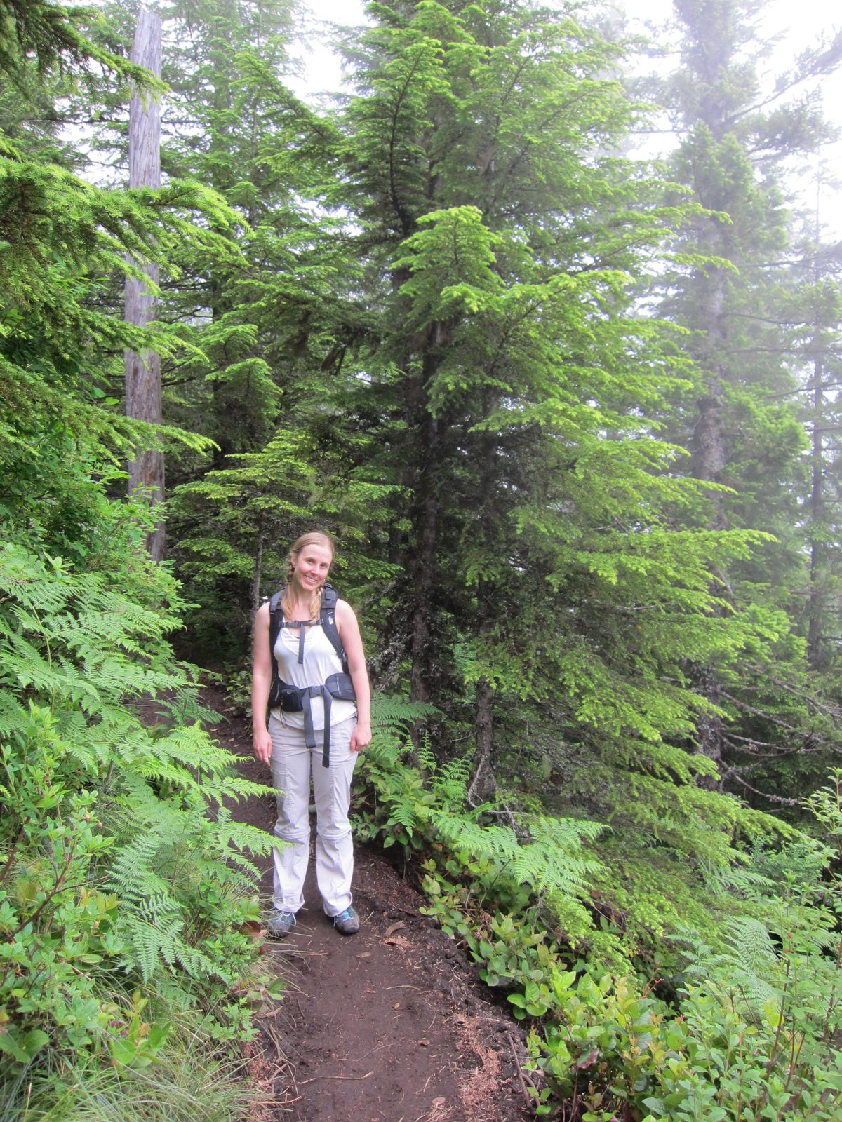 Note that two hours have passes since the last photo.  Those two hours were spent slogging...