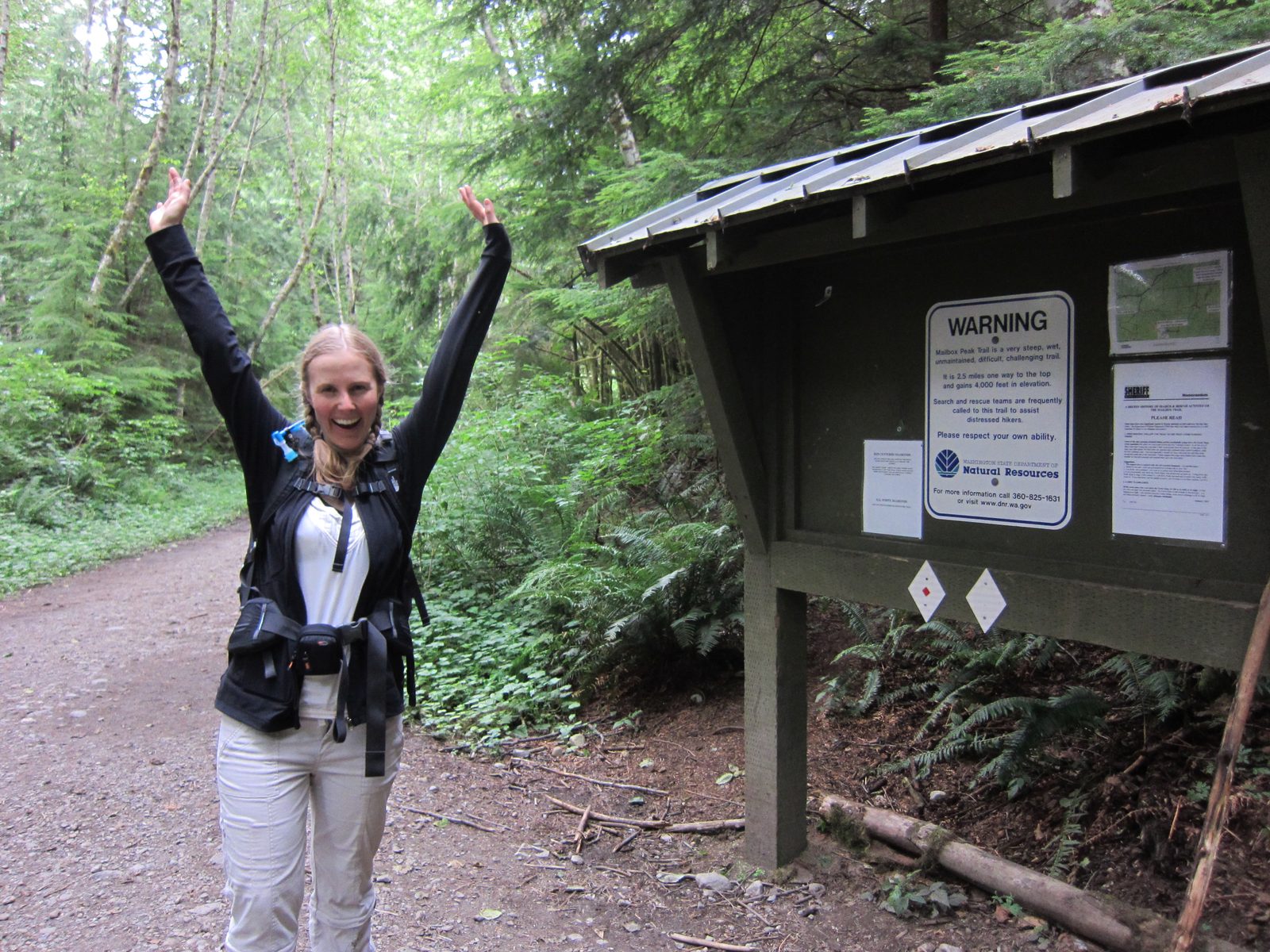 OHMYGOSHYESWEDIDITWE'REBACK!  We actually had another 0.4 mi to go to get to the car, but it was...