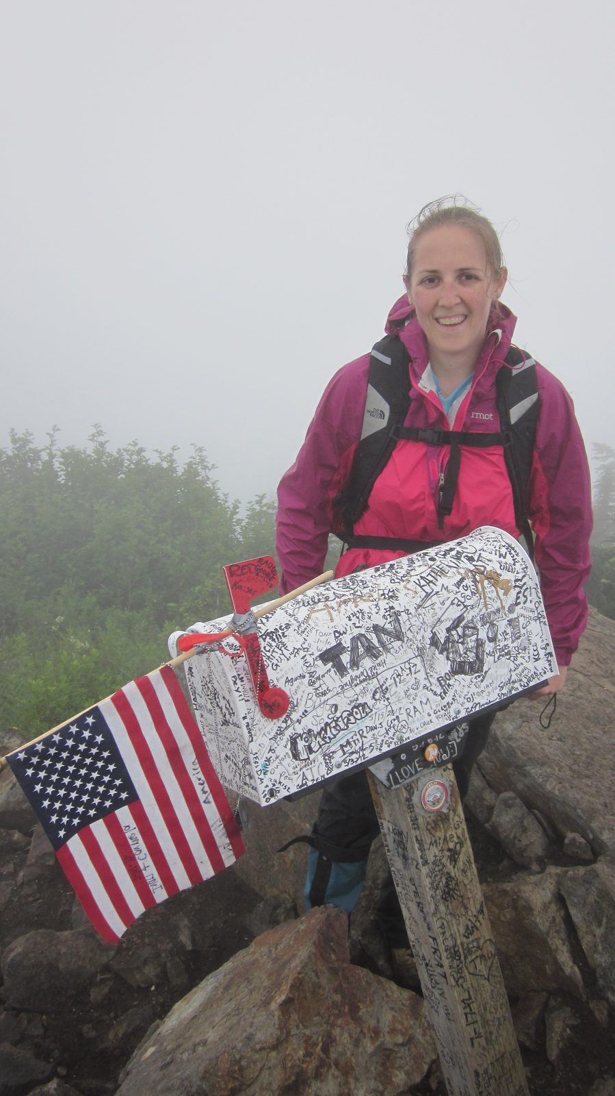 At the top!