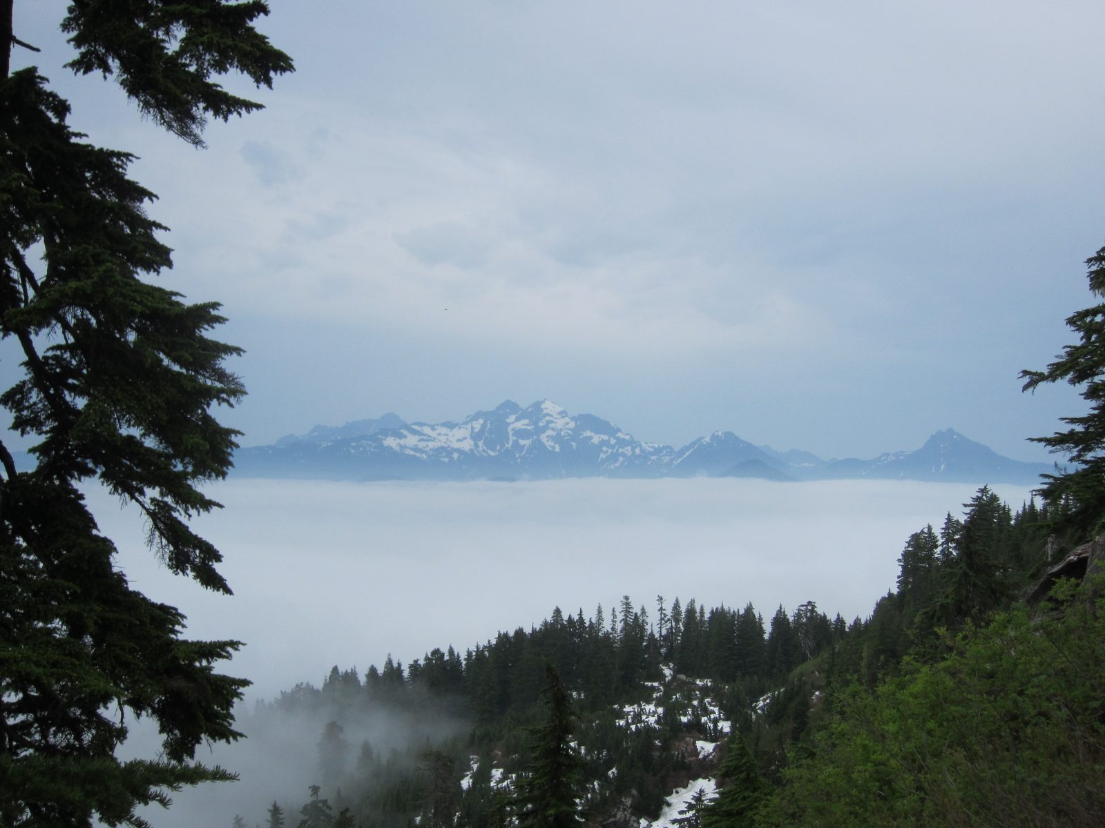 We figured from our map that these (this?) is the "Green Mountain".