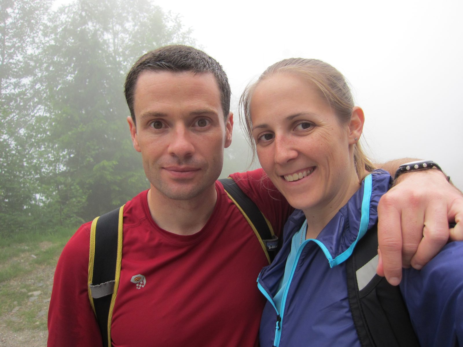 Hikers about to head back towards the big city.