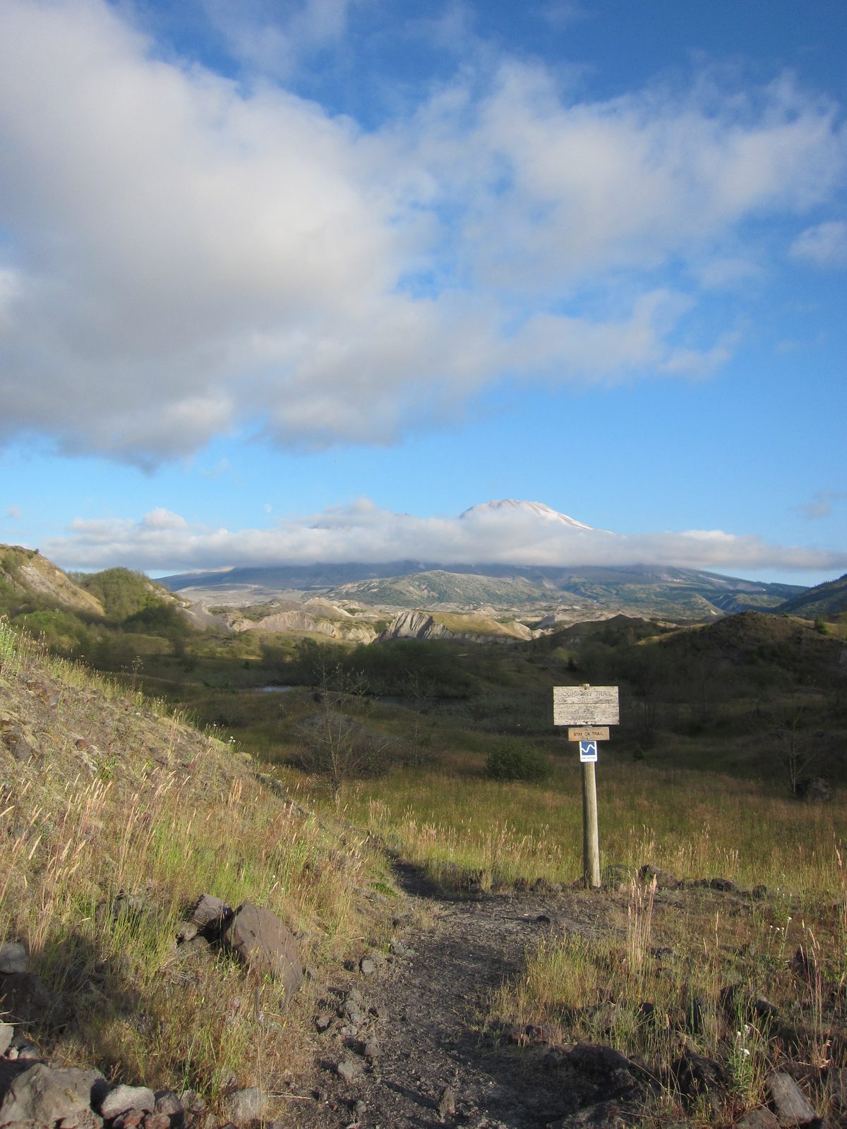 From here, one could hike back up to the Observatory.  A fun trek for another day, I'd think.