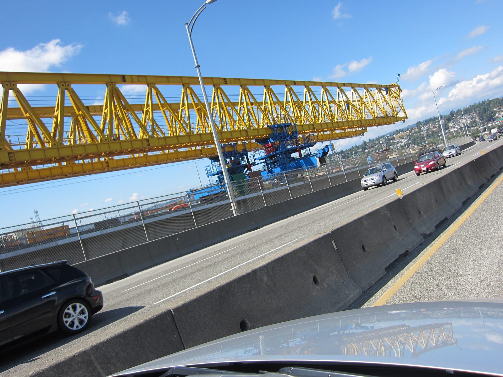 The launching gantry that cause a bit of a stir last February -...