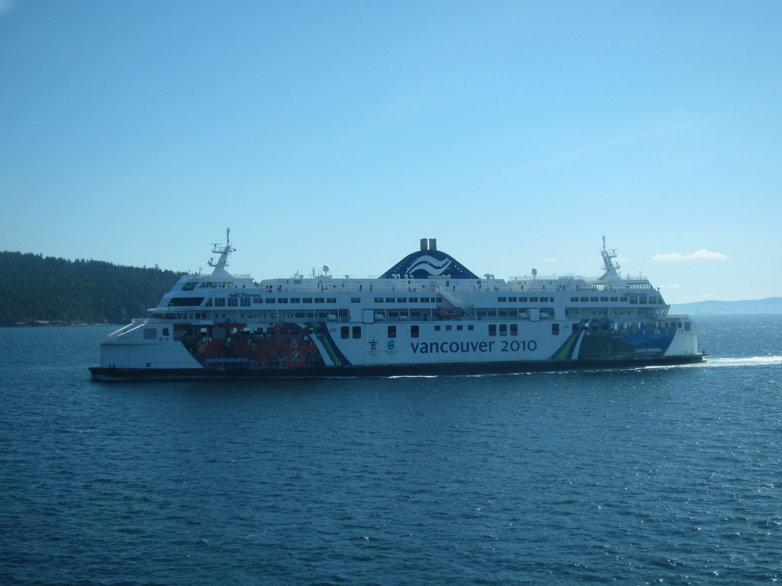 Another ferry, decorated for the 2010 Olympics.
