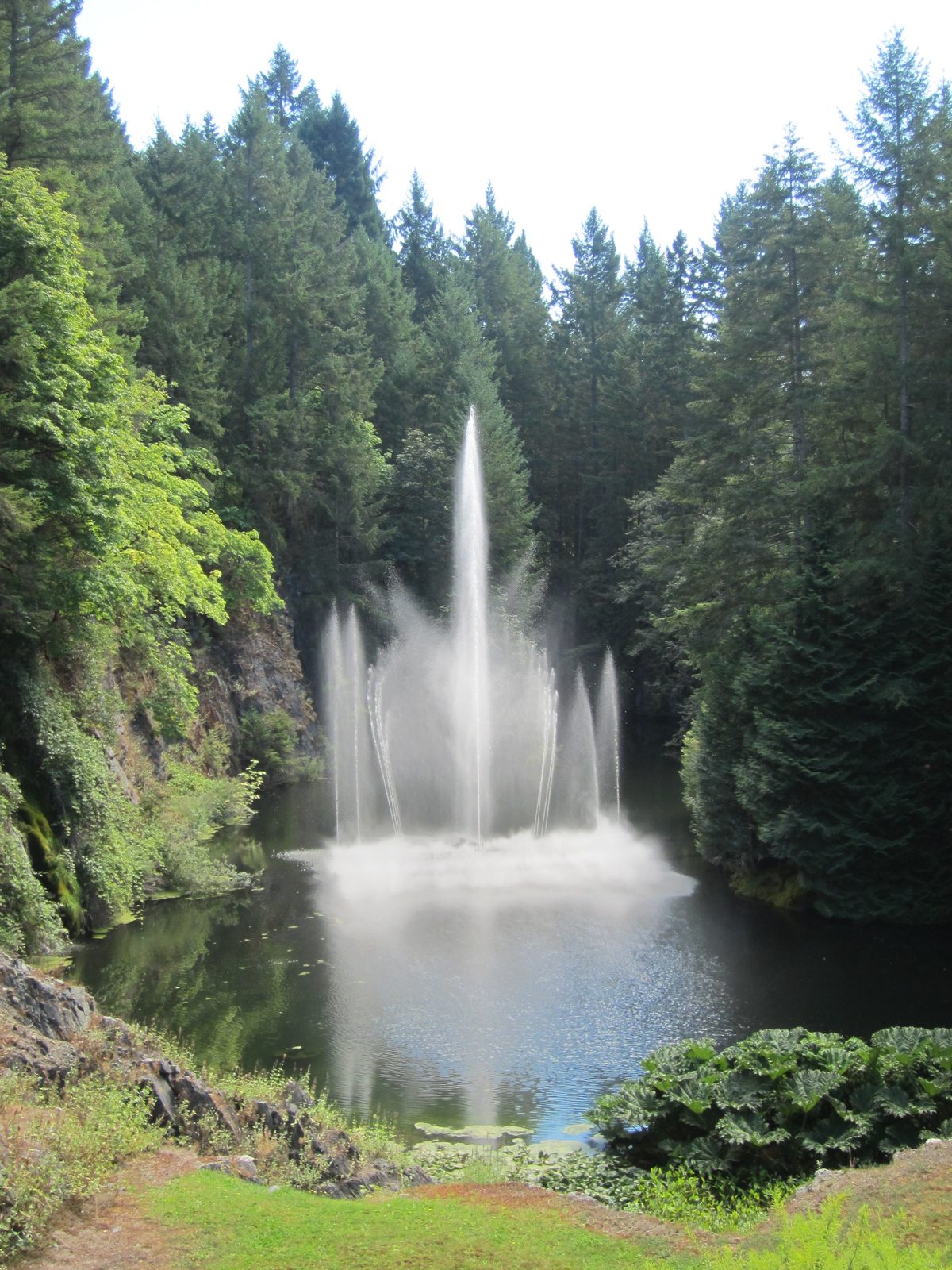 At the end of the sunken garden is the Ross Fountain, installed in 1964 to celebrate the 60th...