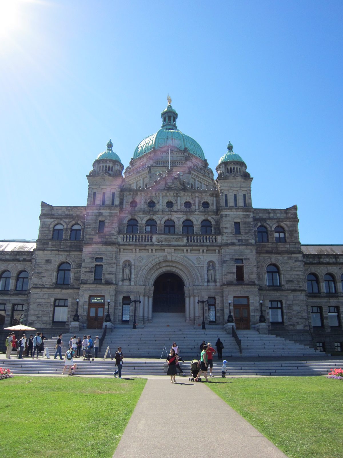 The British Columbia Parliament Building.  Victoria is the capitol of the province.