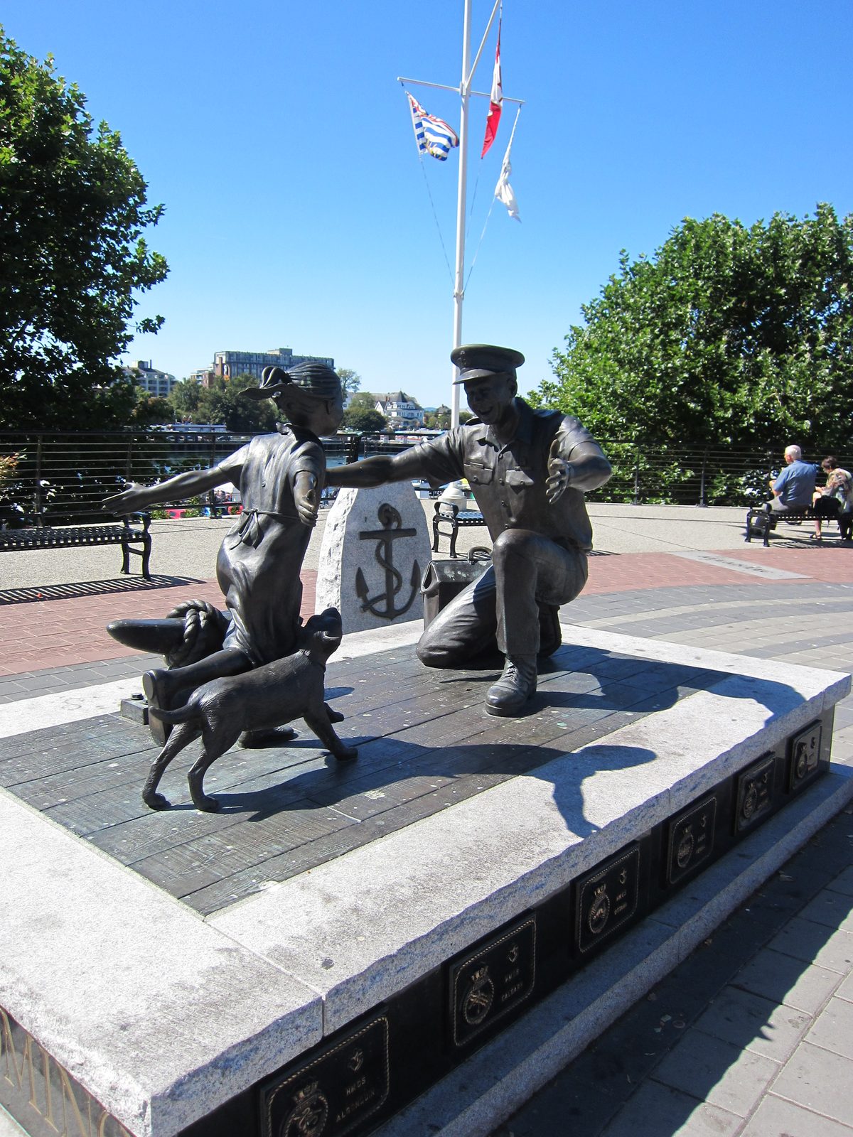 I thought this was a great statue.  Very emotional.