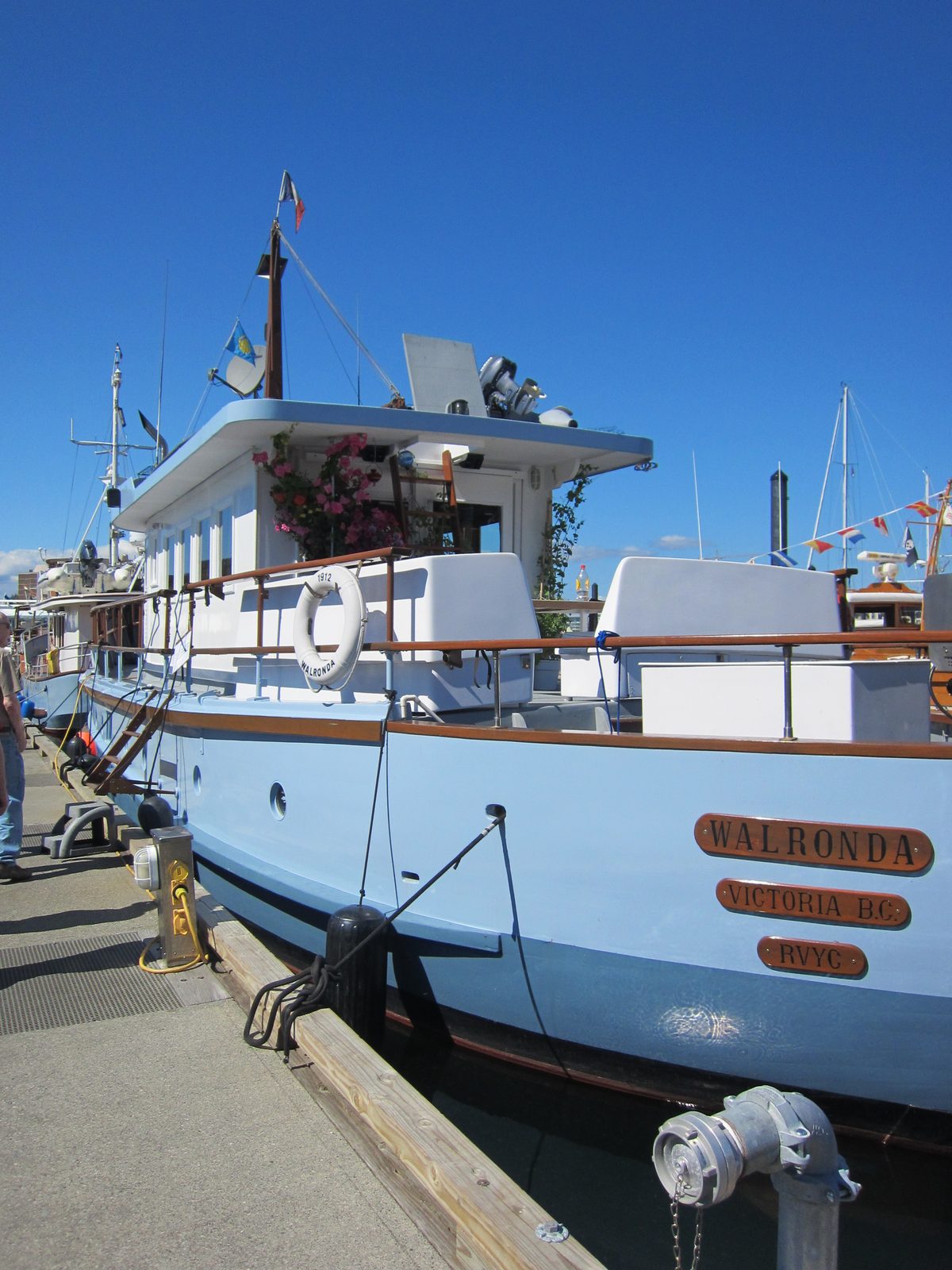 Another wooden boat.