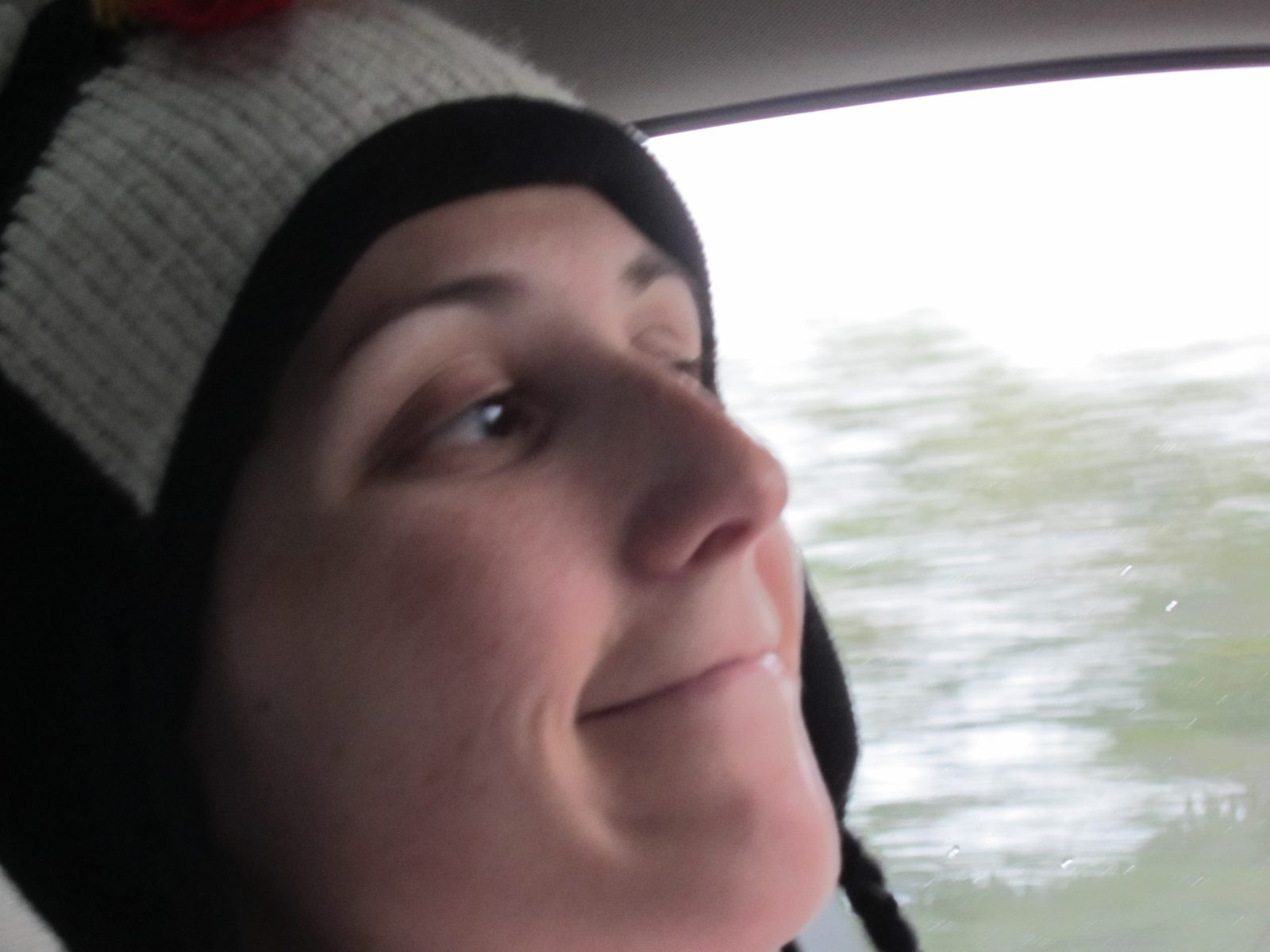 Driving back to Olywa.