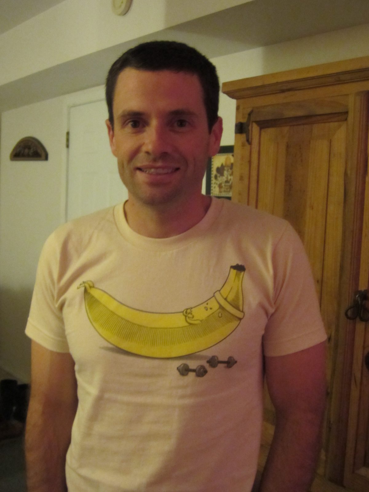 Jay showing off his new tshirt at the A.C.T.