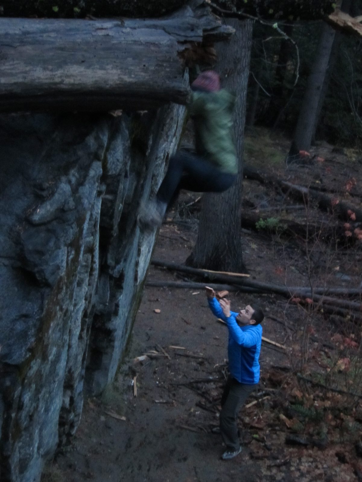 I again found an easier way up, but the light was getting too low for any good photos.