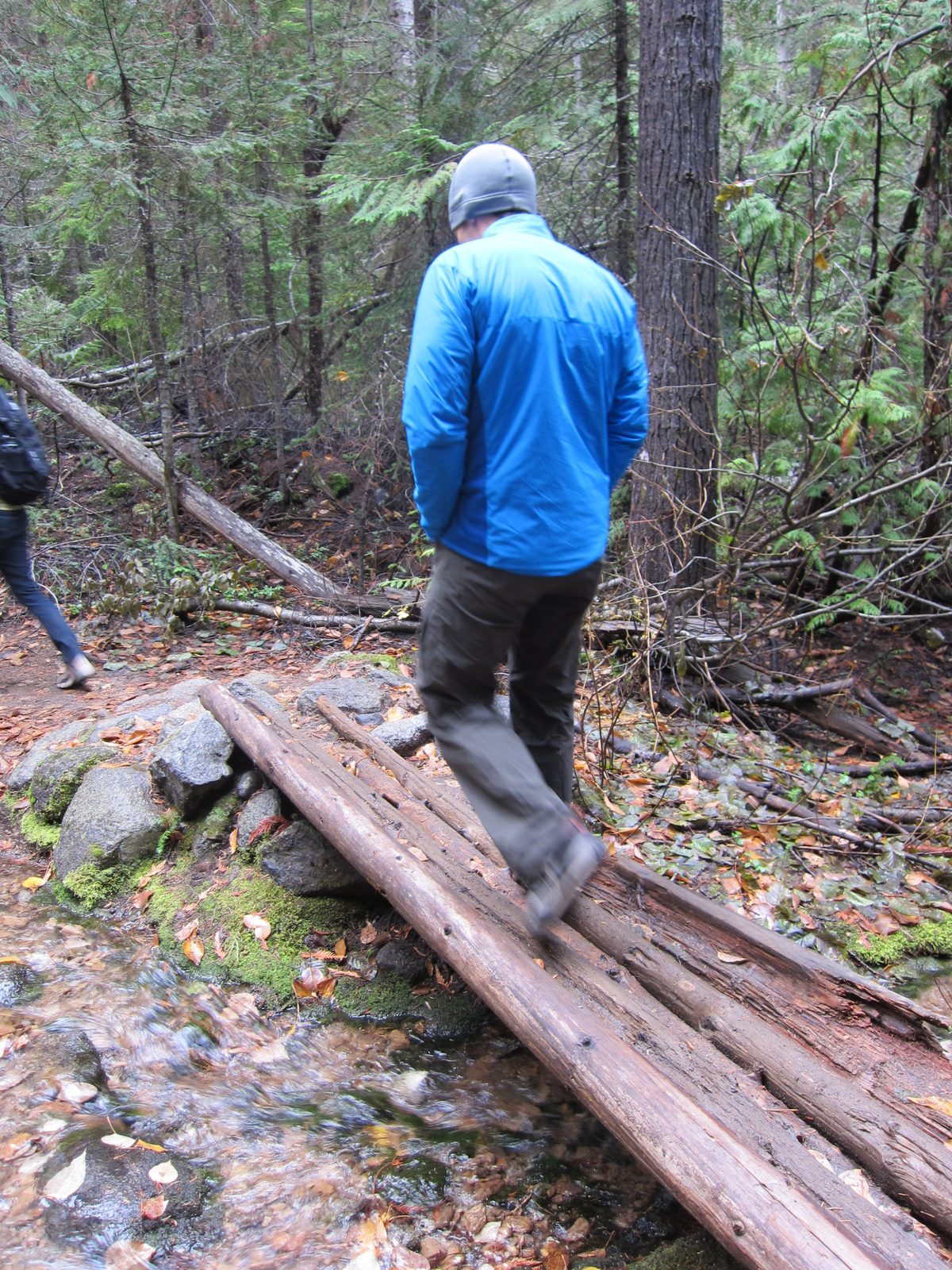 Repeat, with different hiker.