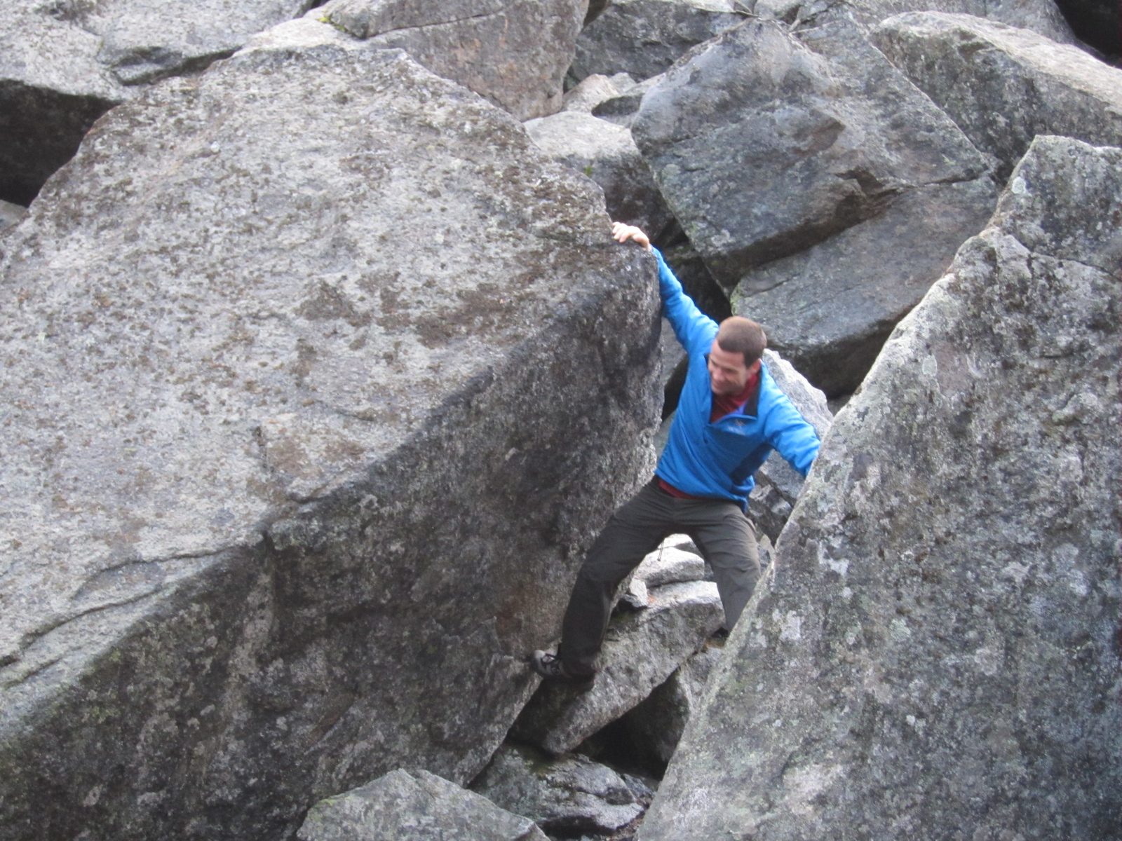 Jay finds a way up.