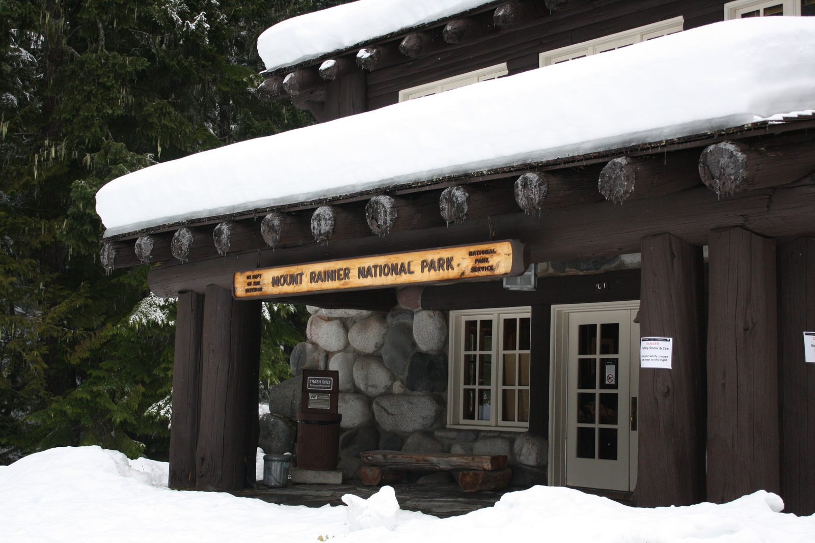 One of the ranger station lodges at Longmire.