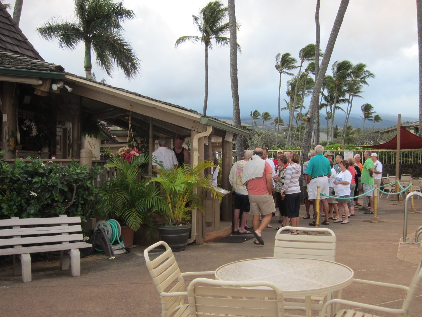 This breakfast food must be good, with this kind of line at 7:26am.  This was for the first...