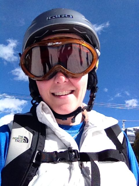 I couldn't remember which of my goggles don't fit well with my helmet.  Hopefully this picture...