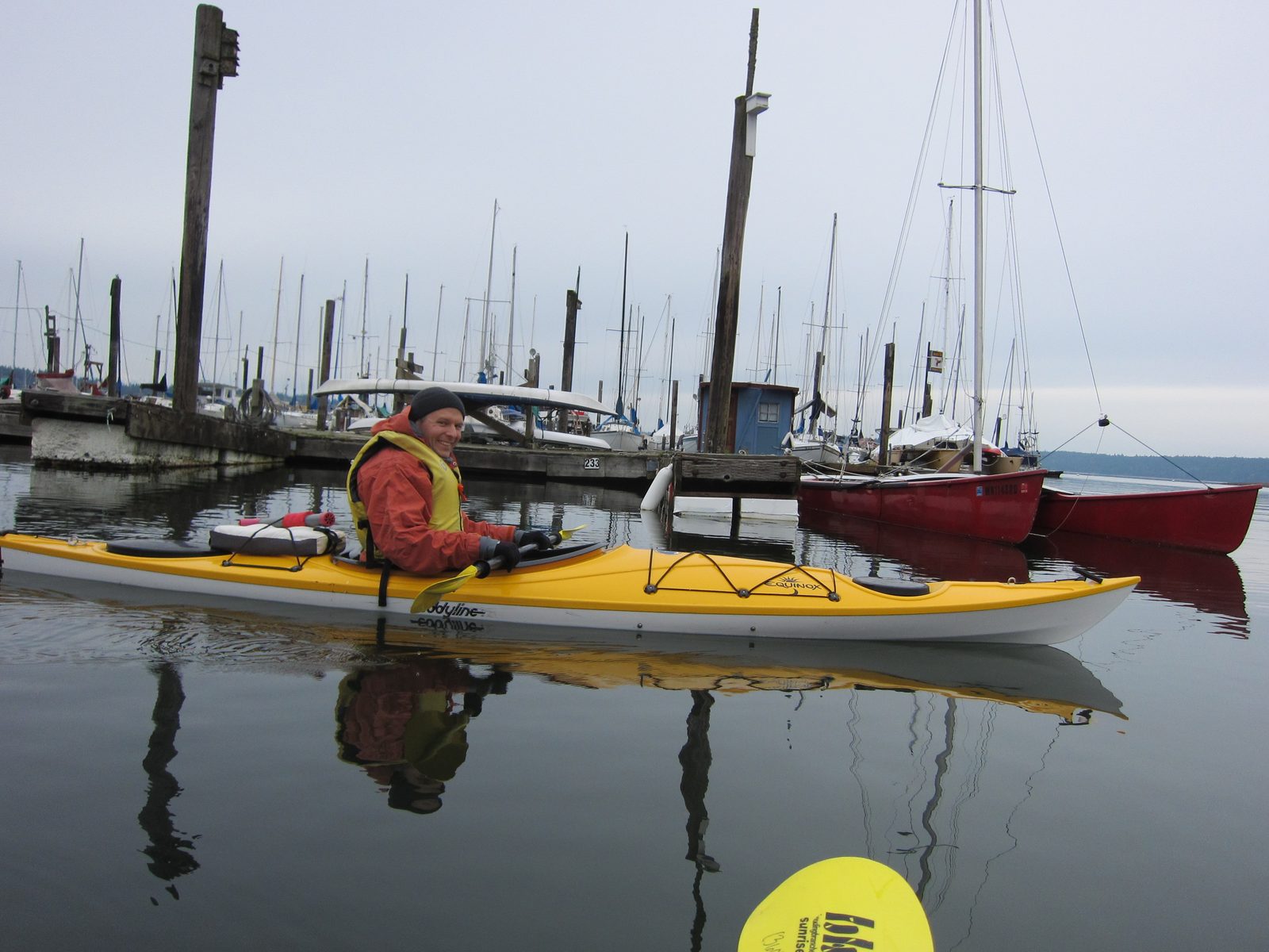 Sunday, John and I rented kayaks and headed out into Budd Inlet (leaving from Boston Harbor). ...
