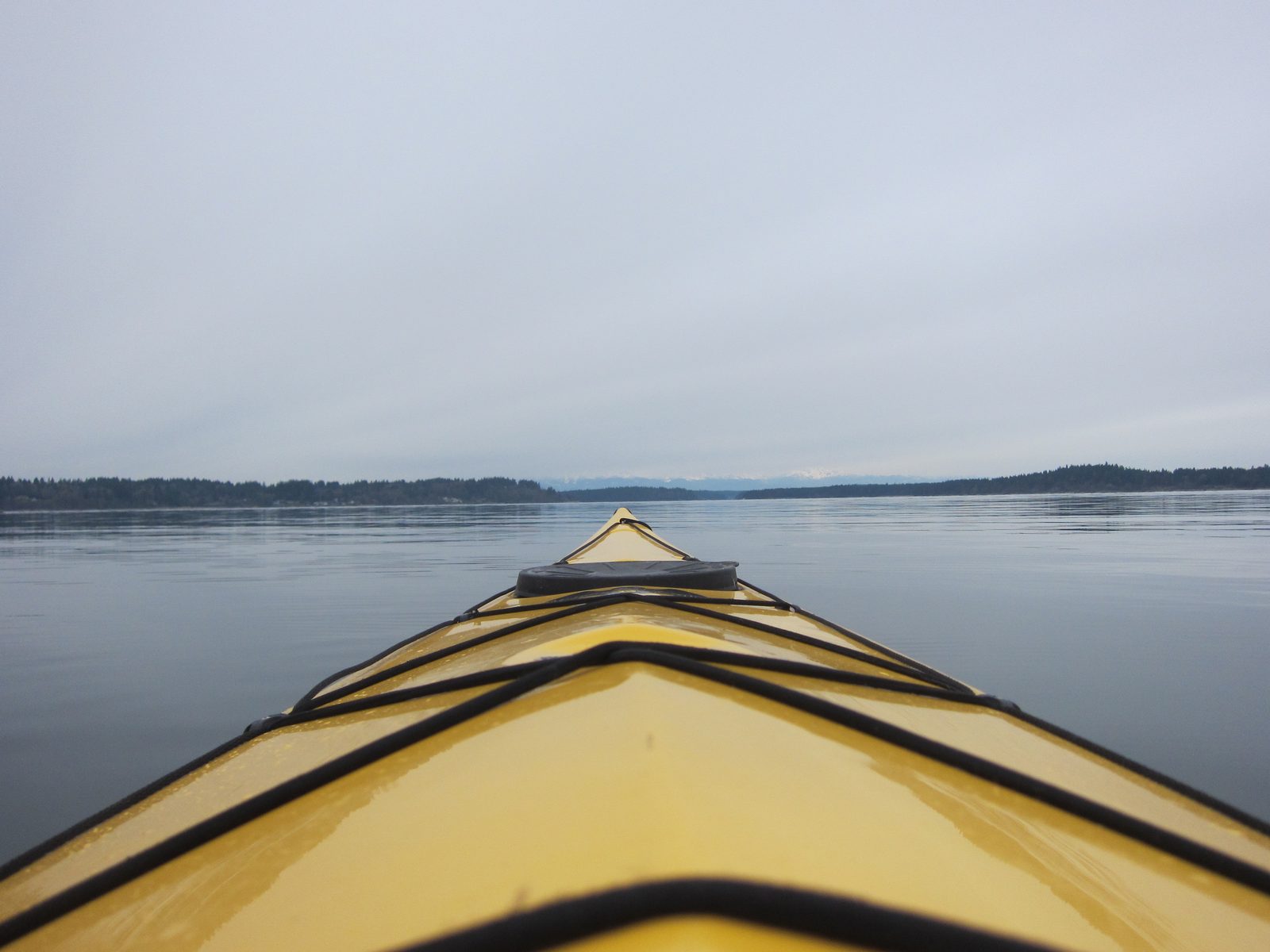 Making my kayak bigger than it really was.