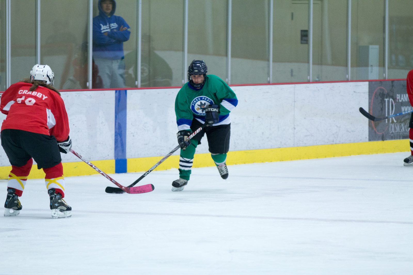 I like this series.  Coming up the boards, passing Miss Crabby there with the pink stick tape.
