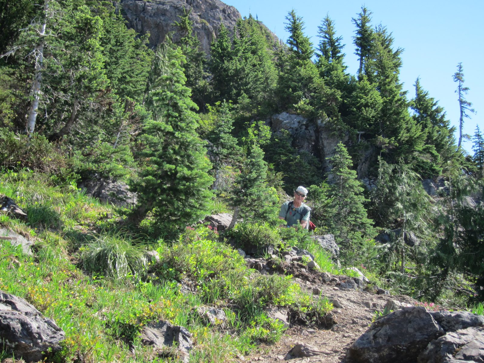 Frank spends a lot of time climbing and hiking, and is very fit as a result.  Fortunately for...