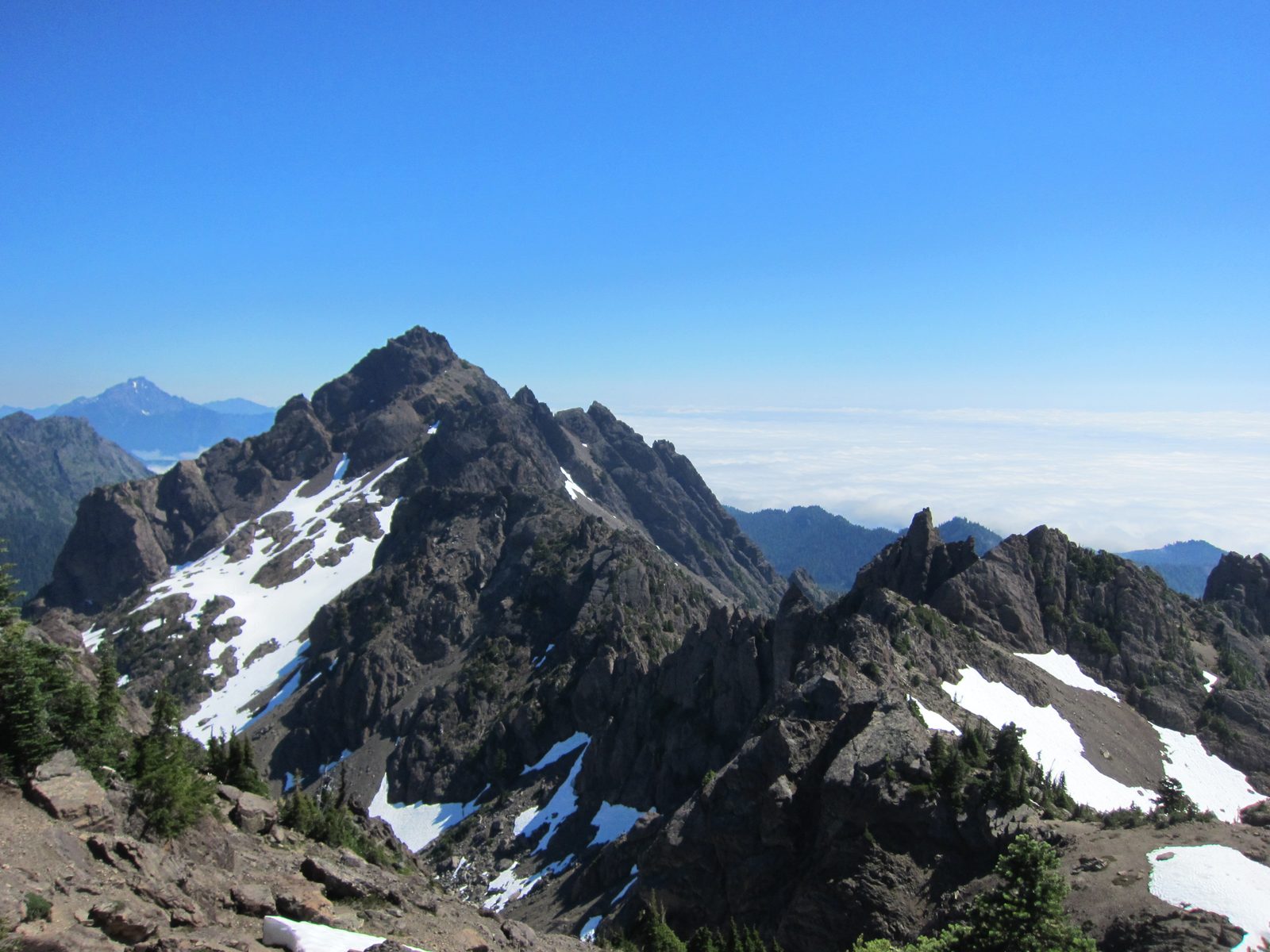 Mount Washington.  We passed the trailhead either on foot or in the car; you can apparently...