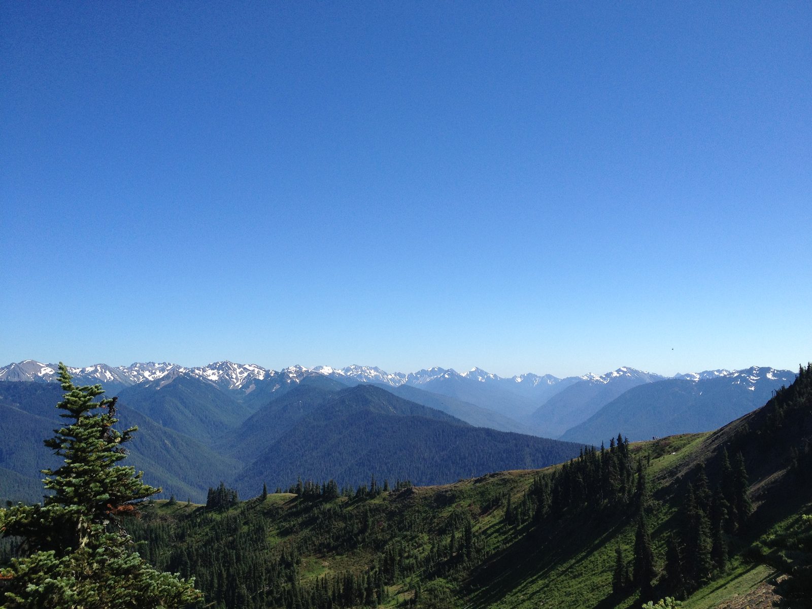 Surrounding mountains.