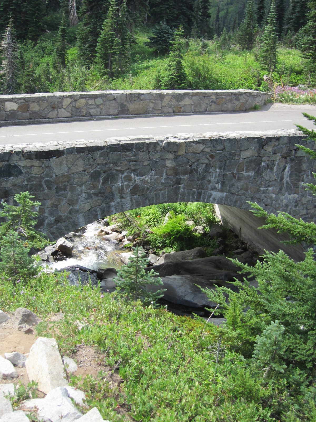 Bob later informed us that while Lucie and I looked at this bridge and stream, the googlemaps...