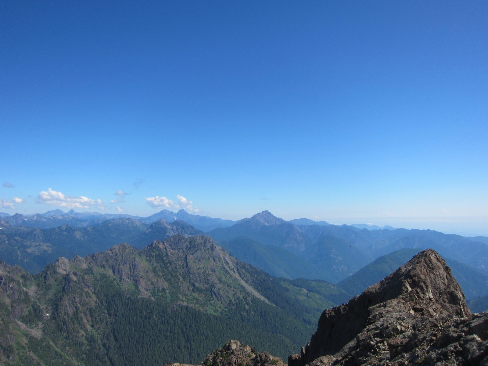 And north towards Port Angeles.
