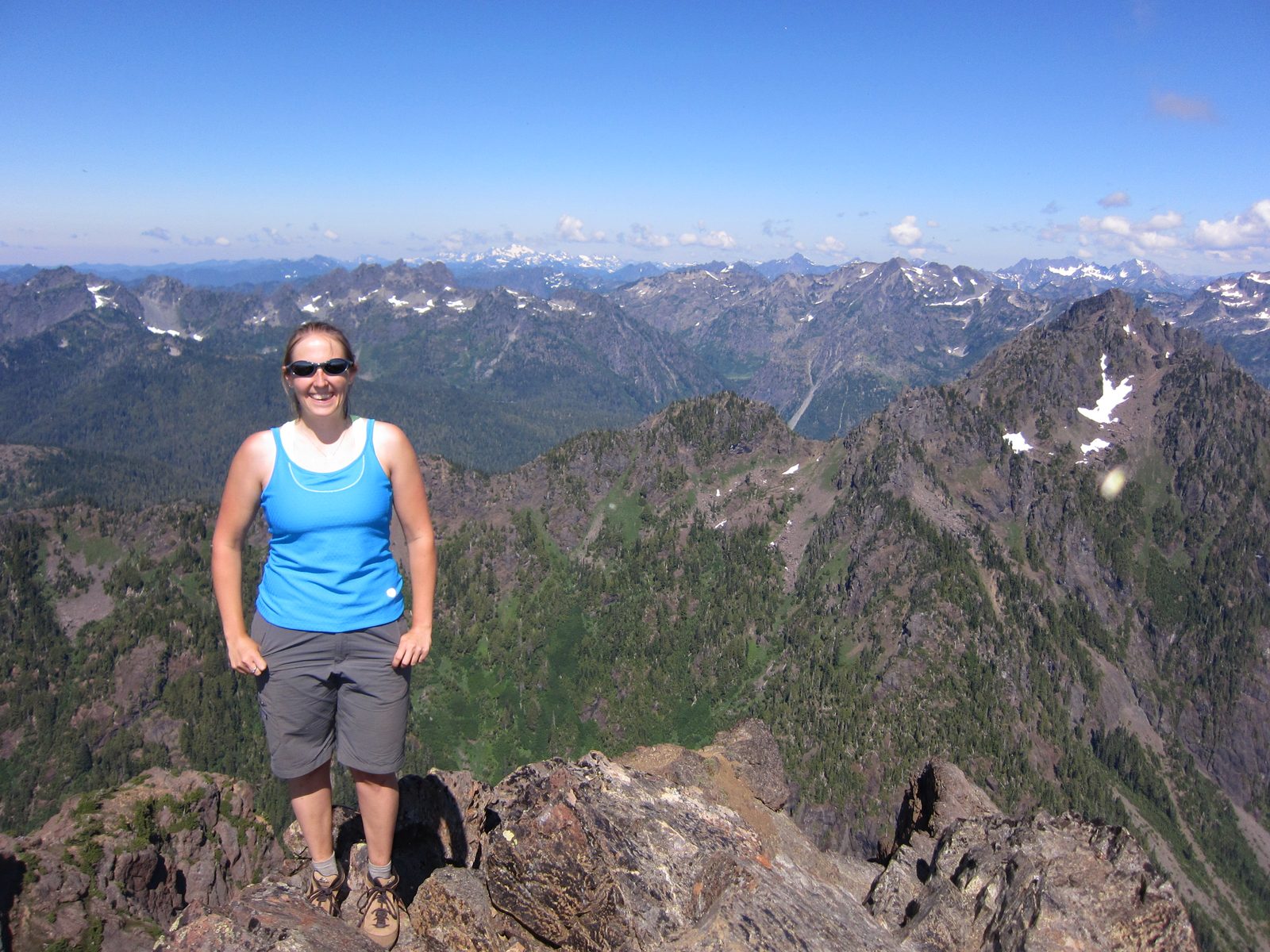 With me in it! Mt Olympus is the snowy one in the background.