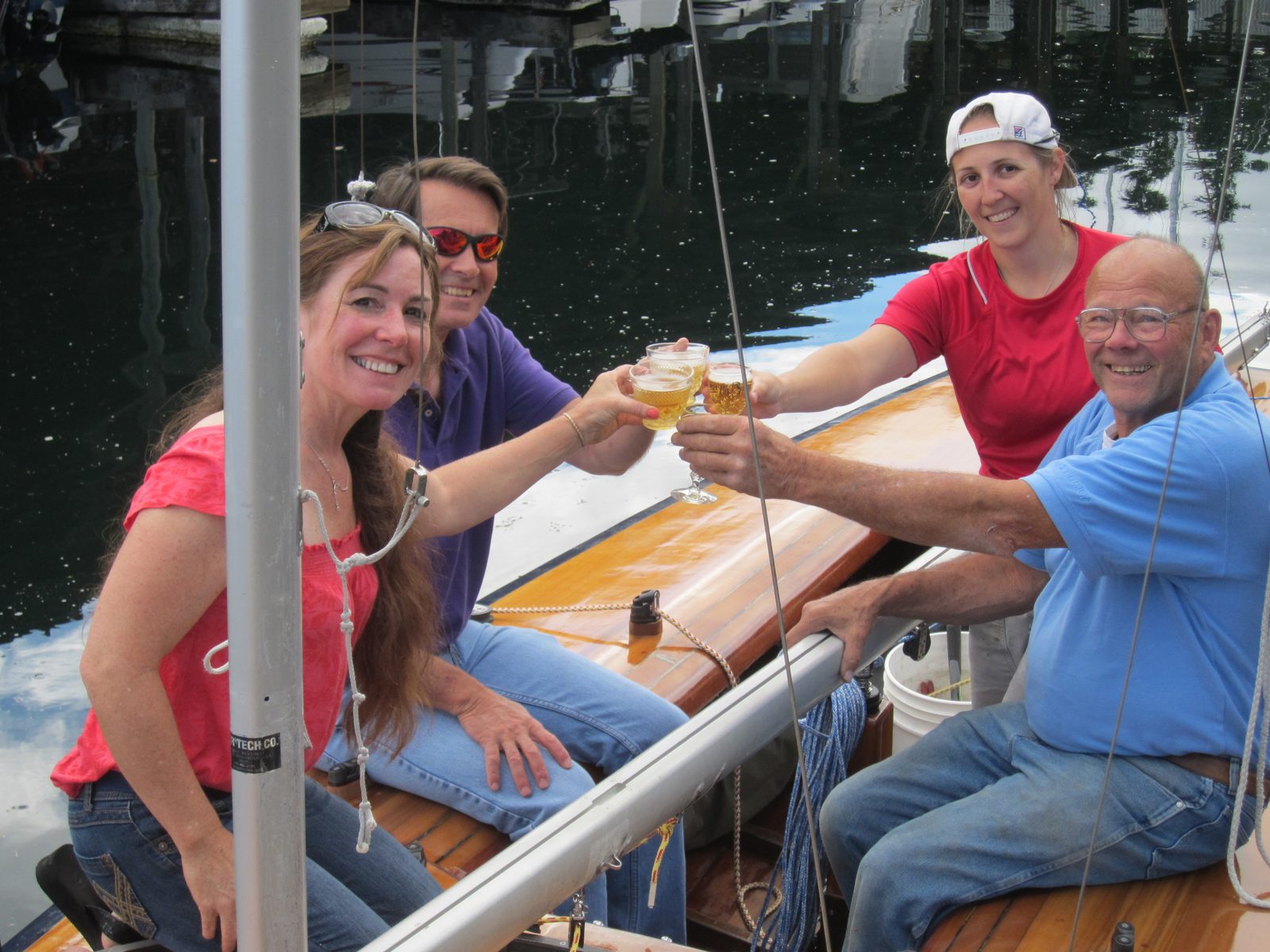 Susan thought to bring Sparkle-ing cider to recognize the occasion. 