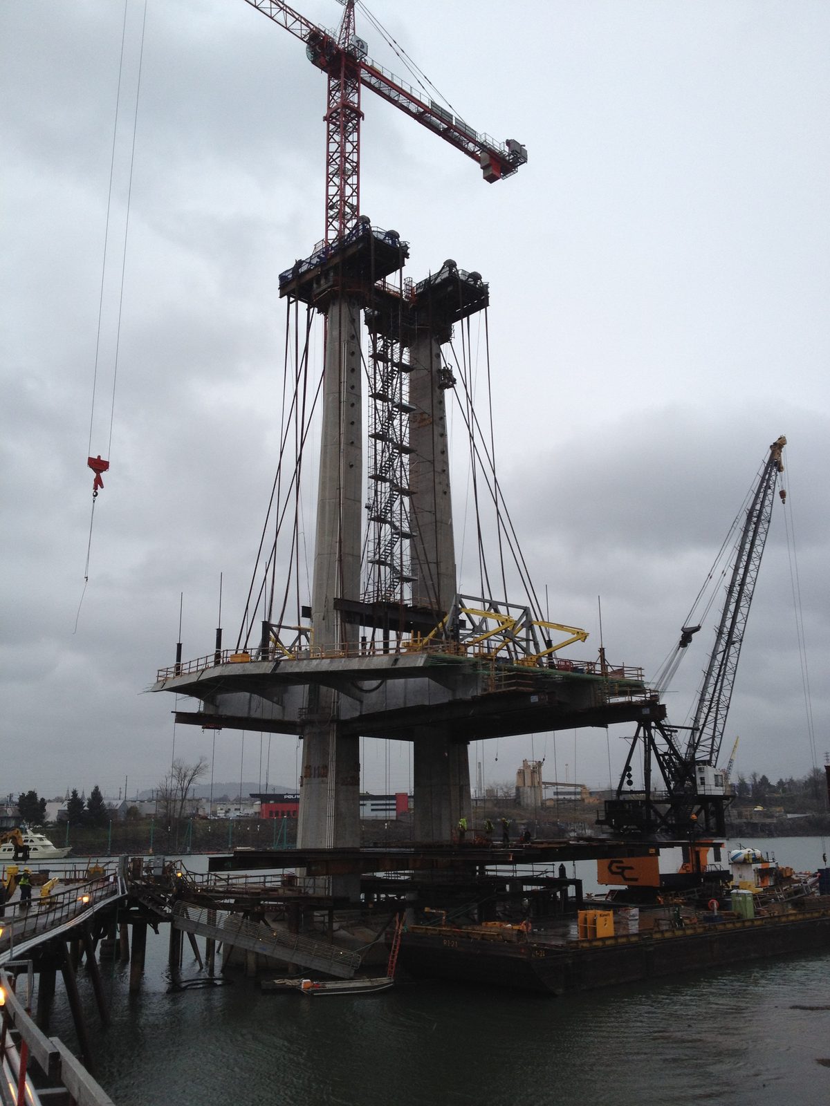 I finally finagled a site visit to the Willamette River Transit Bridge (WRTB) that I have been...