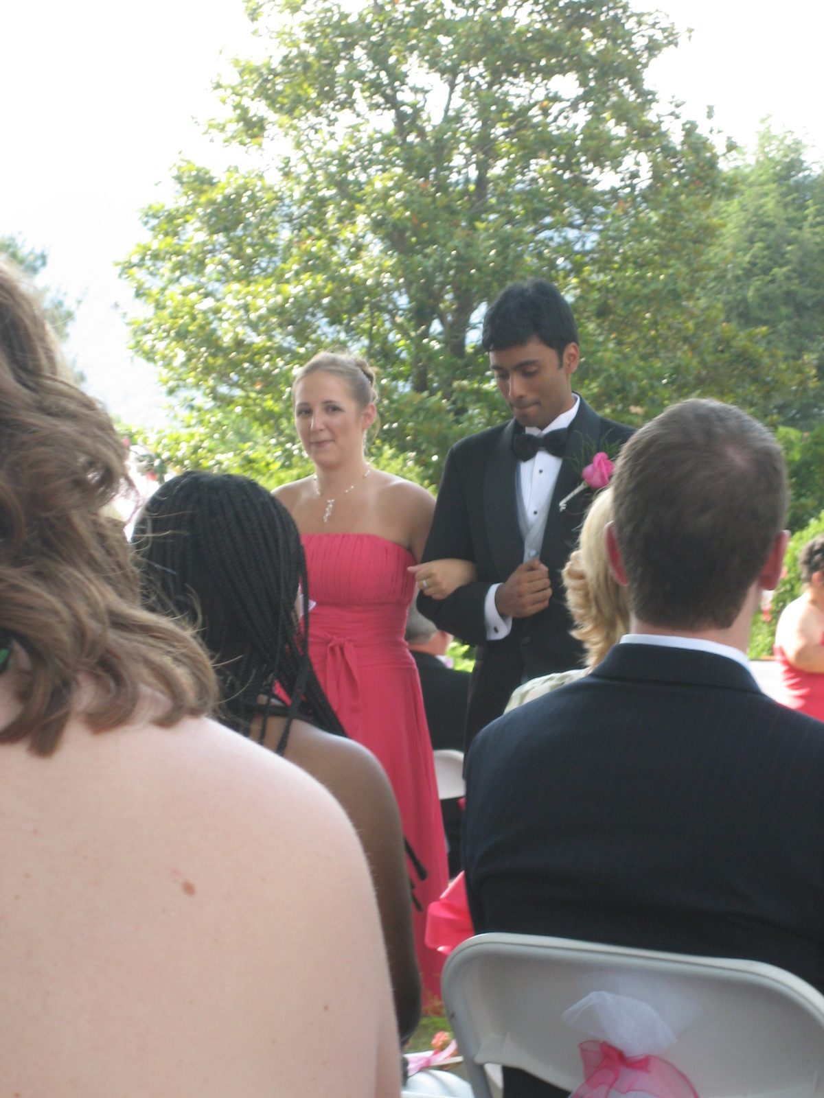 Catherine looking creepily at the camera while not really smiling while walking out at the end...