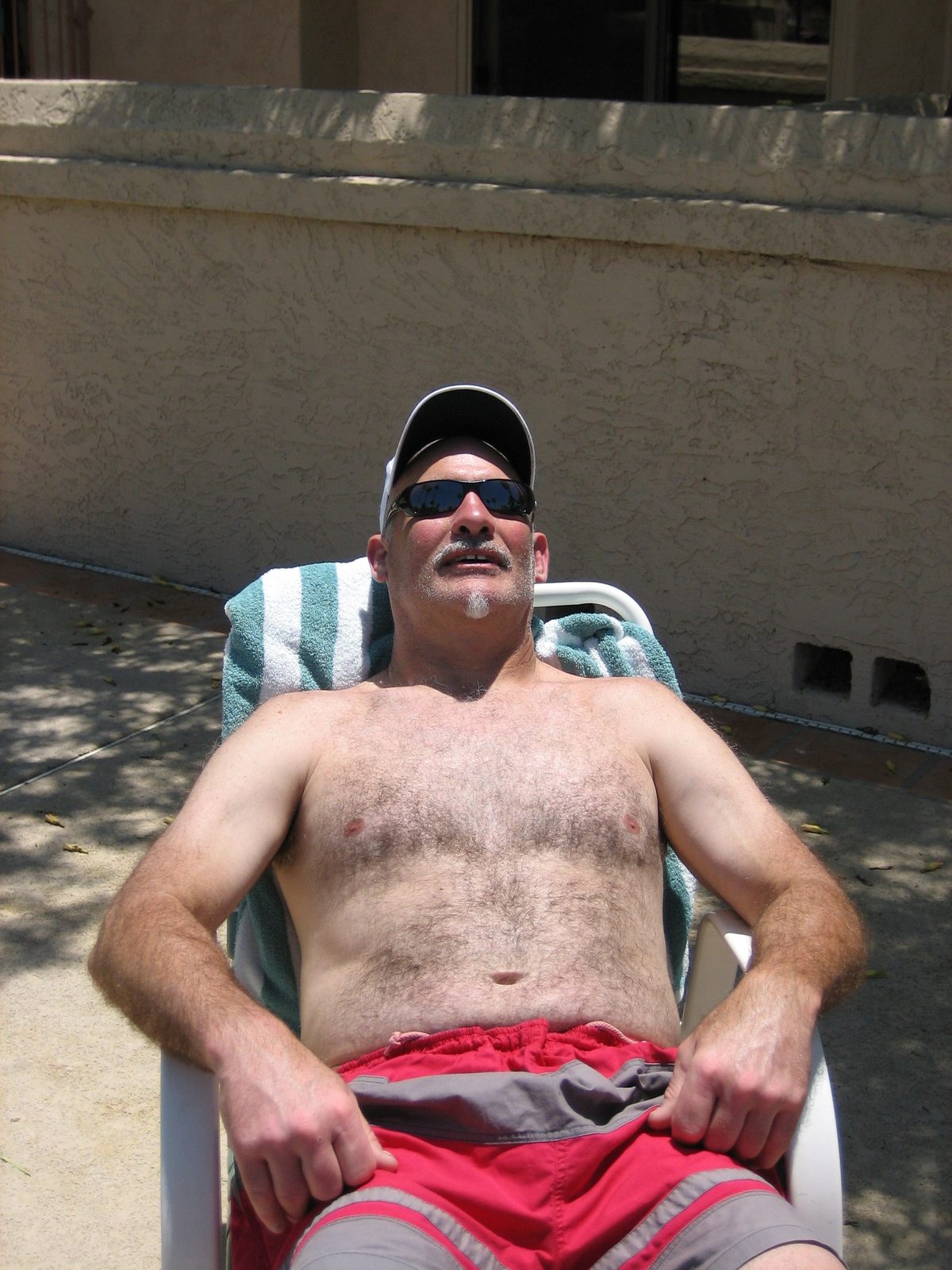Don, soaking up the rays