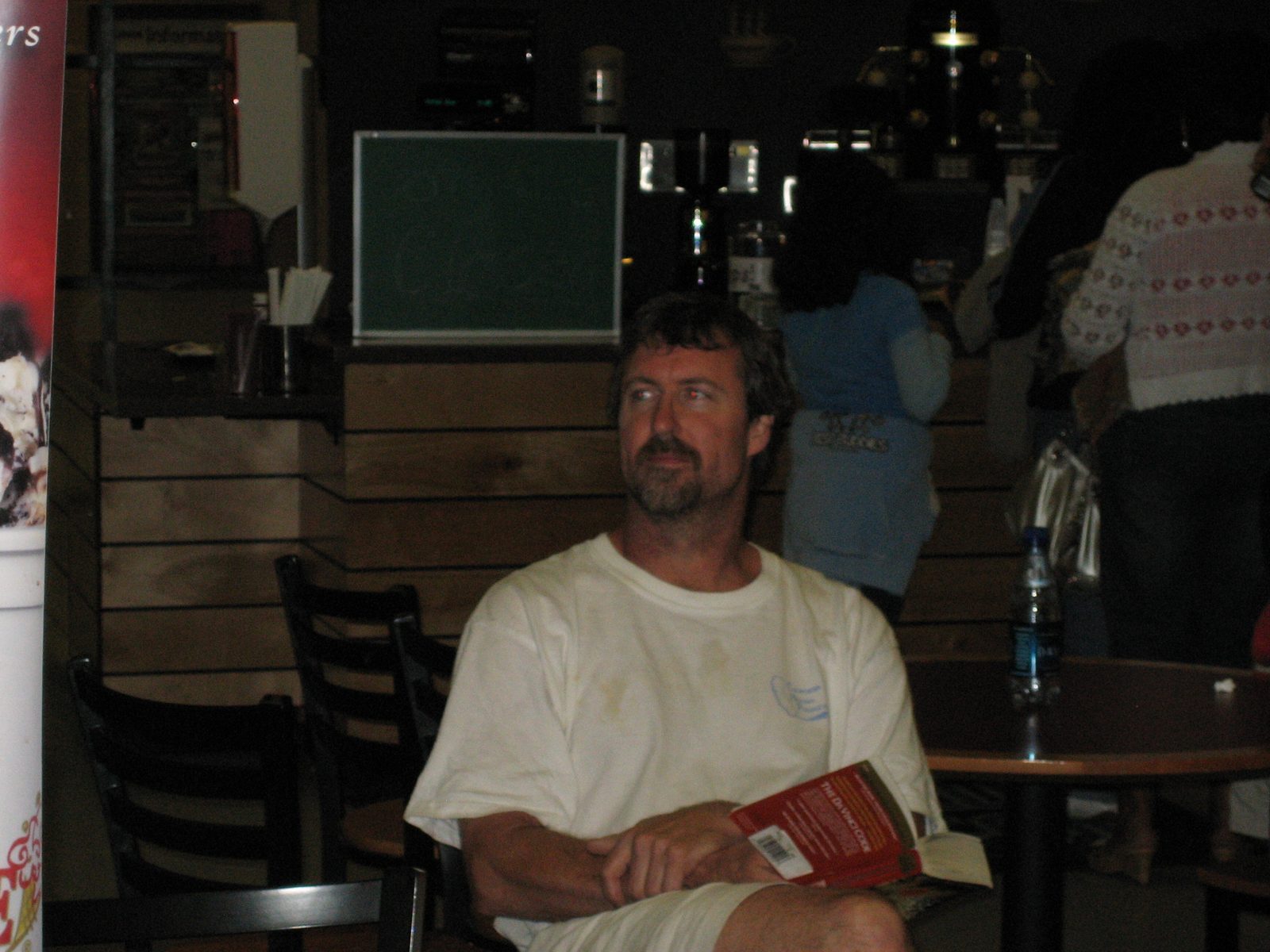 Hey, is that Brett reading?  He never did that.